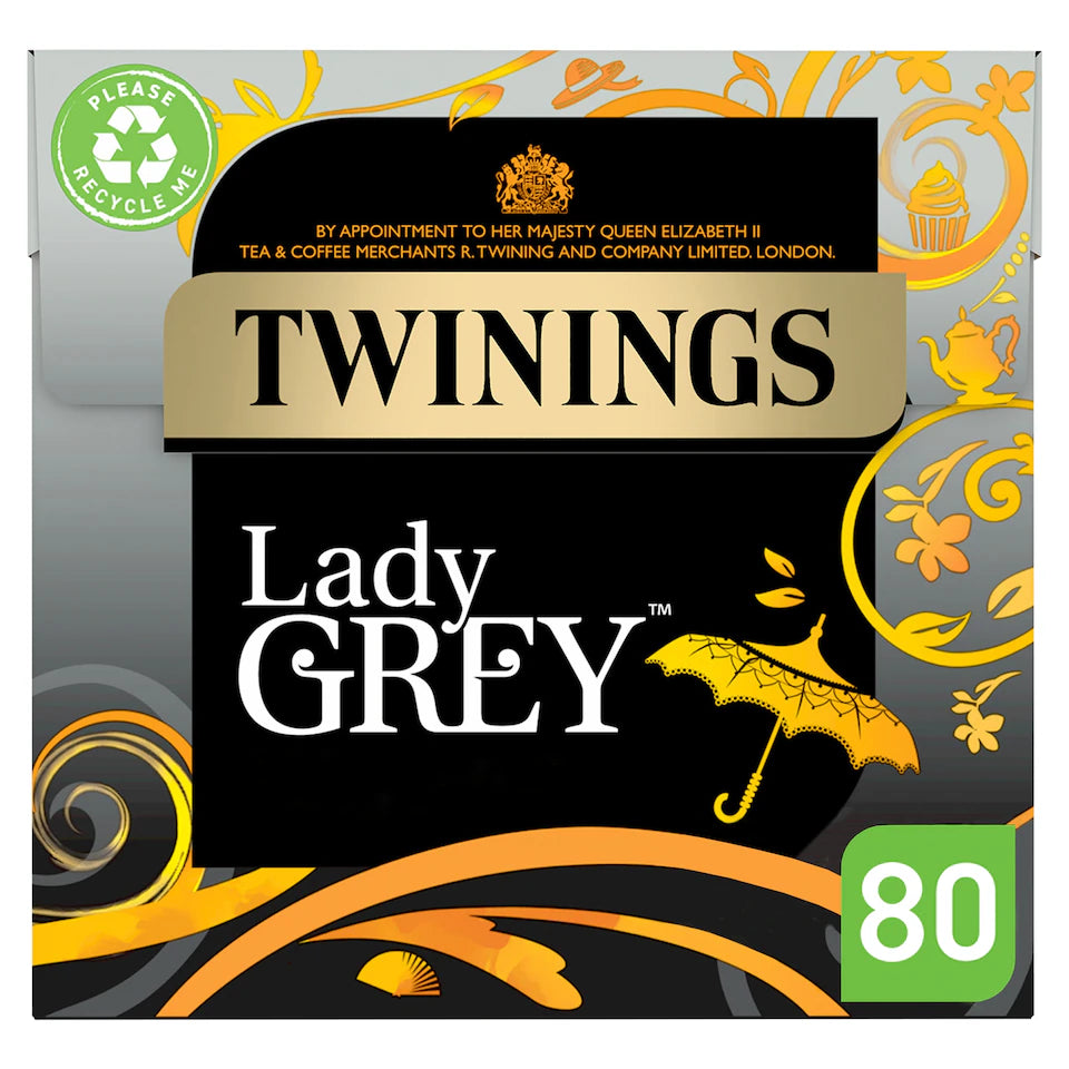 Twinings Lady Grey 80 Tea Bags 200g