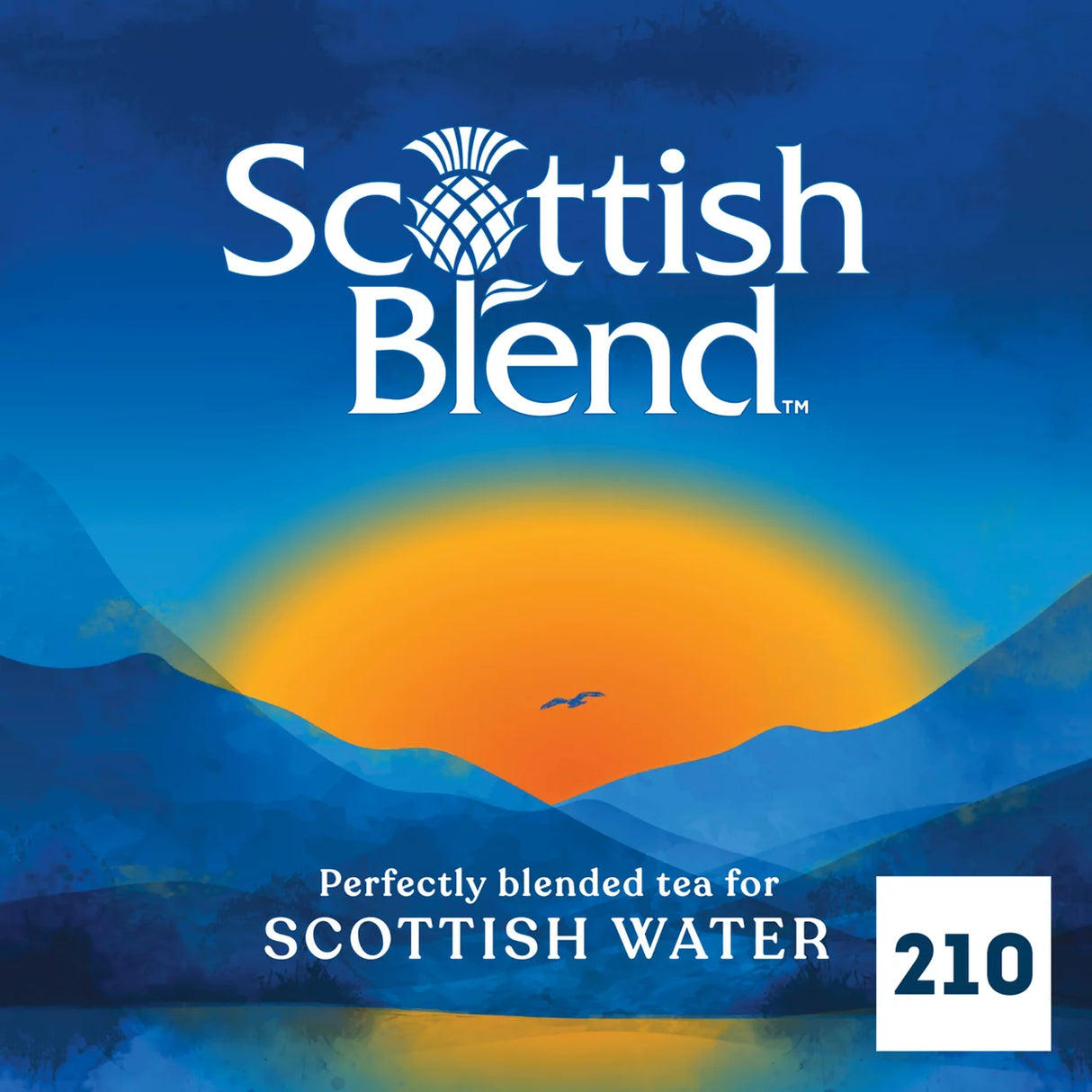 PG Tips Scottish Blend Original 210 Tea Bags 609g