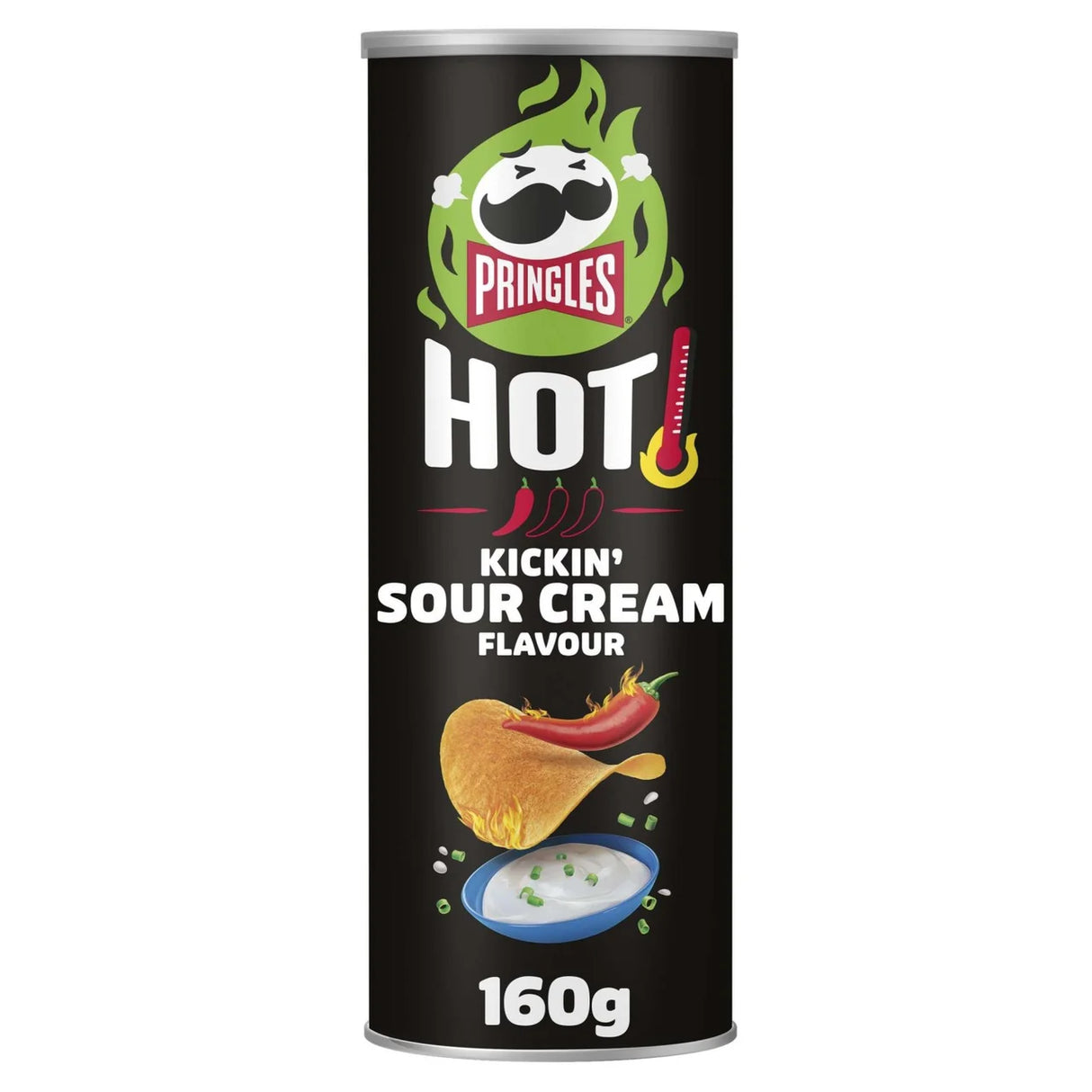 Pringles Hot Kickin Sour Cream 160g