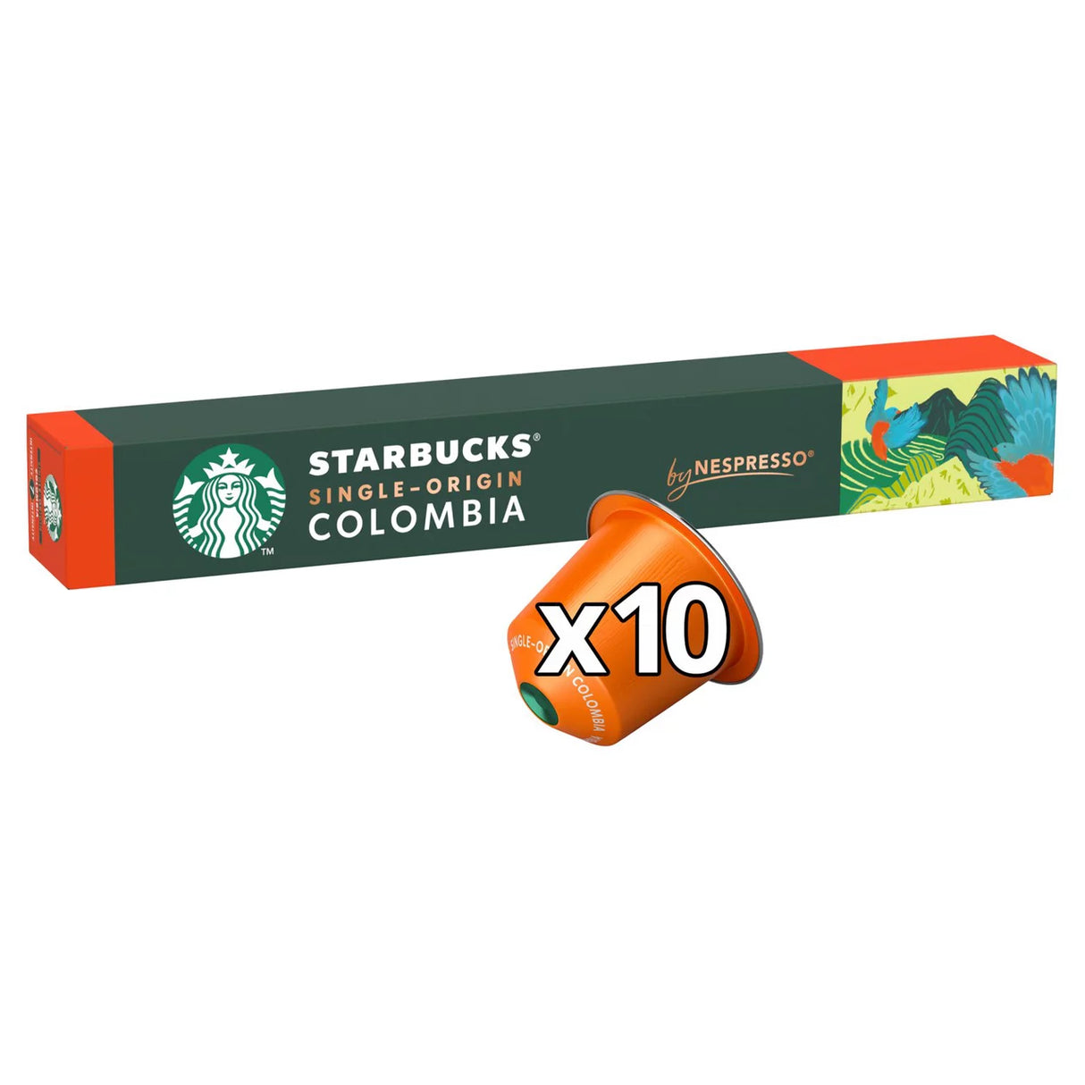 Starbucks by Nespresso Single-Origin Colombia Espresso Coffee Pods x10