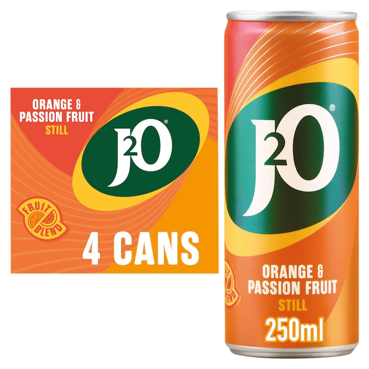 J2O Orange & Passionfruit 4x250ml