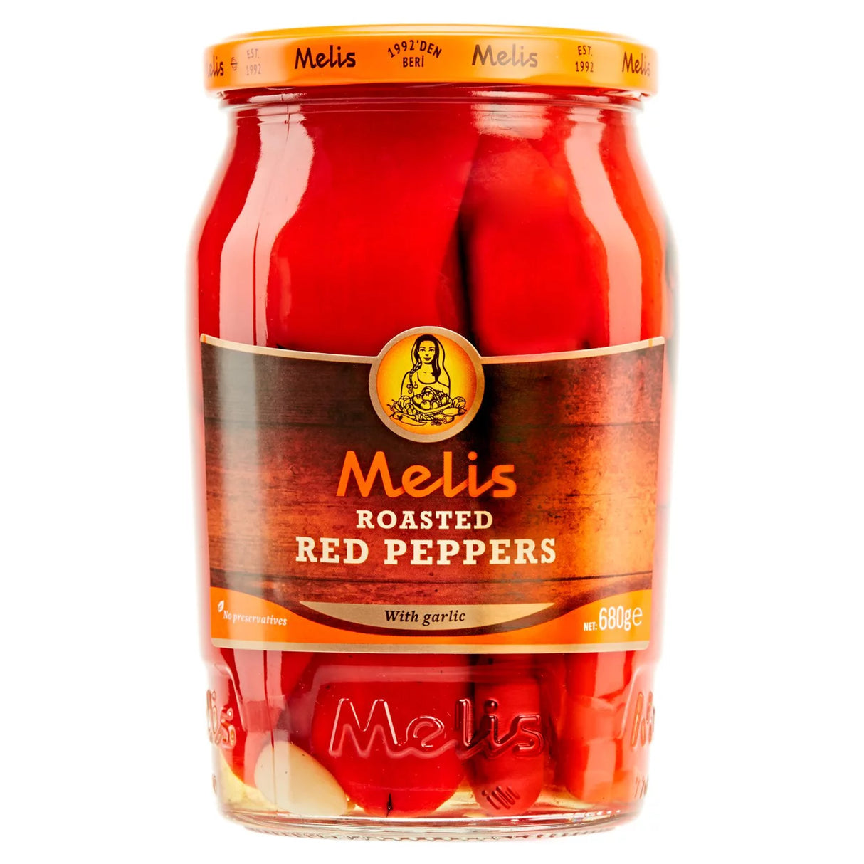 Melis Pickled Roasted Red Pepper 680ml