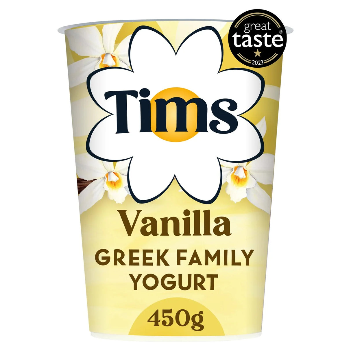 Tims Dairy Greek Style Vanilla Yoghurt 450g