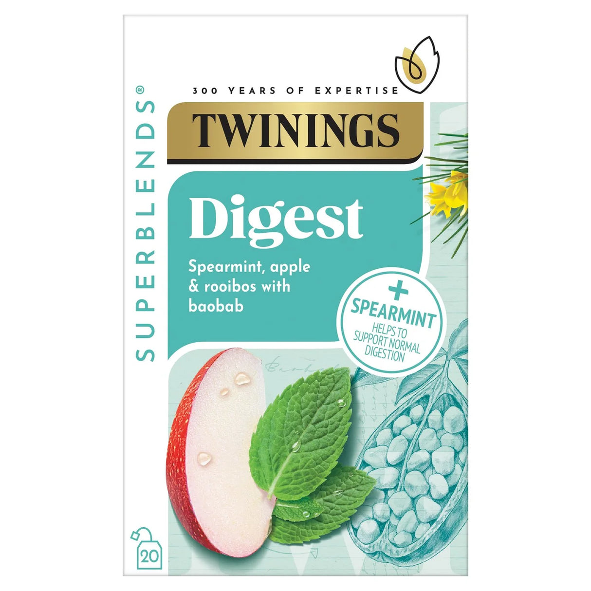Twinings Superblends Digest 20 Tea Bags 35g