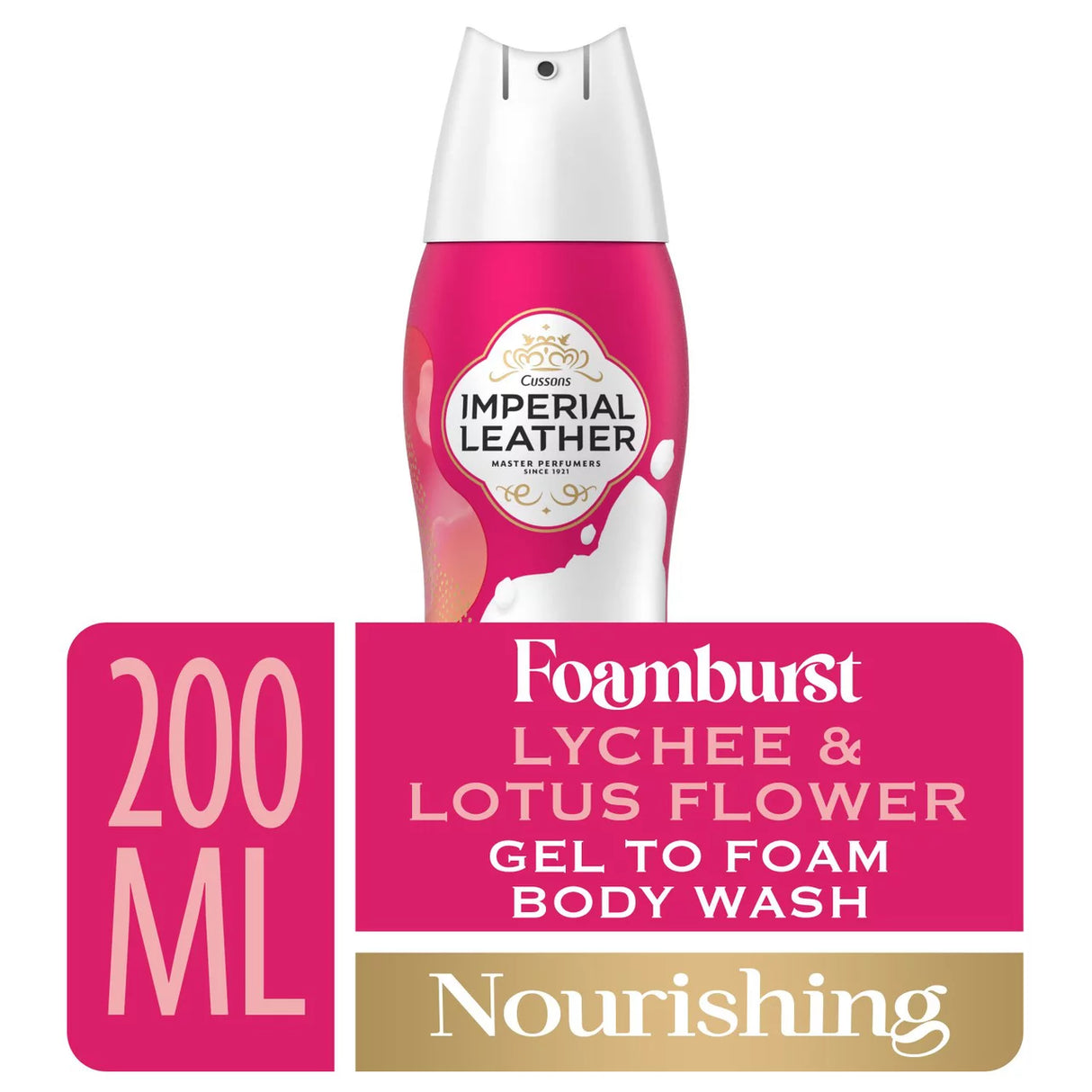 Imperial Leather Foamburst Shower Gel Lychee & Lotus Flower 200ml