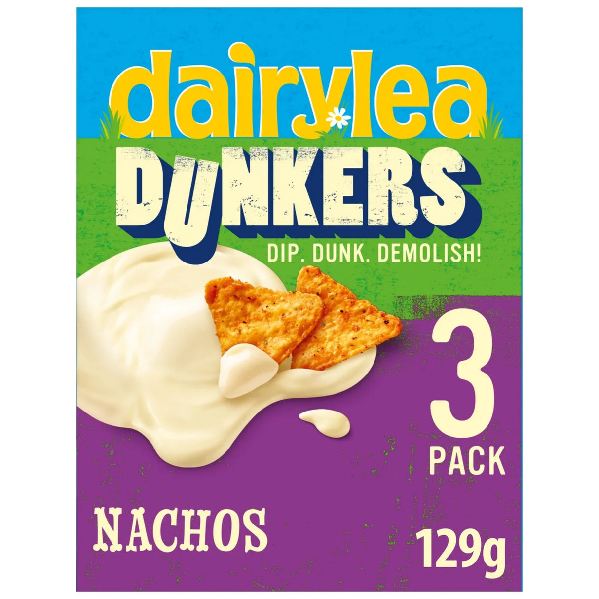 Dairylea Dunkers Nachos Cheese Snacks 129g