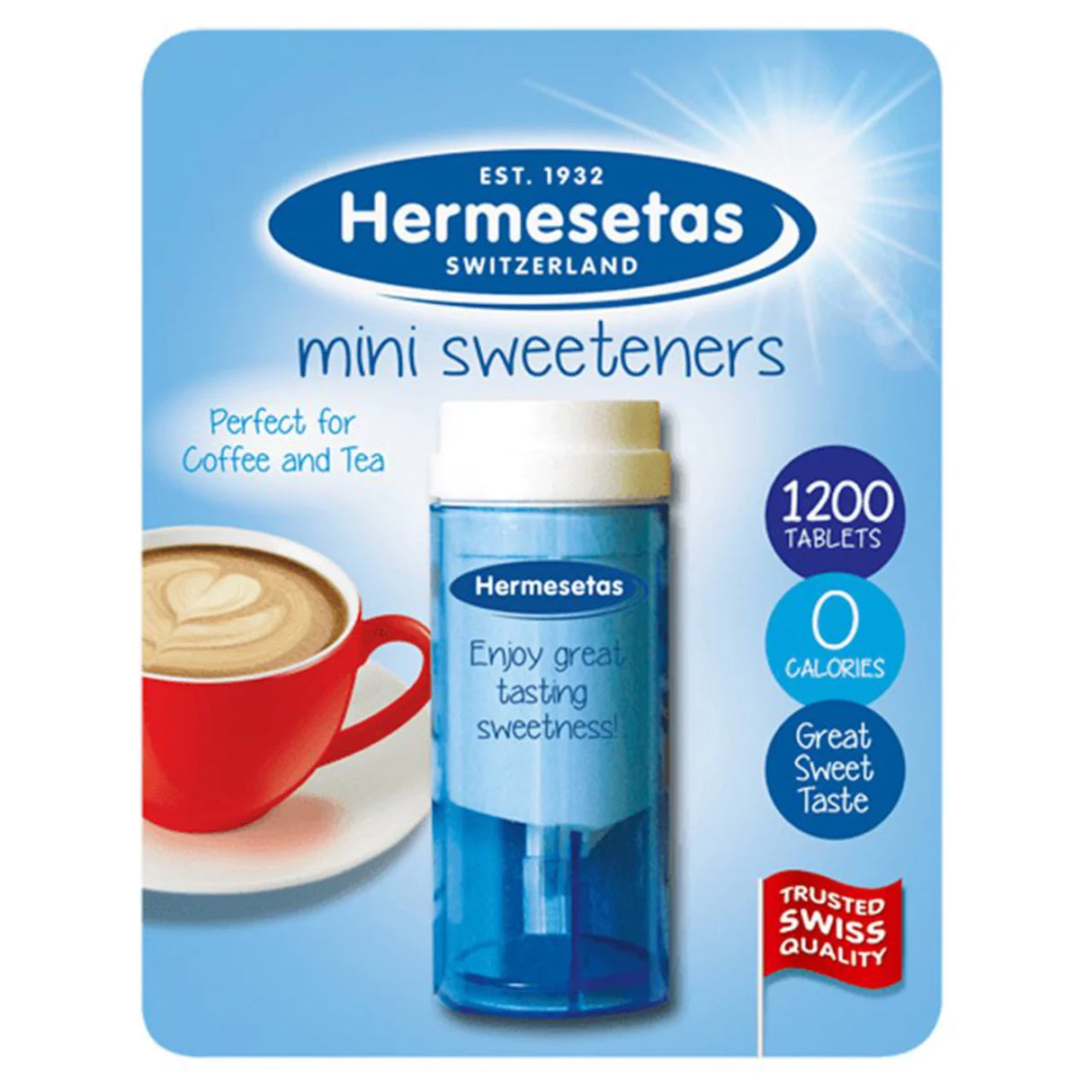 Hermesetas 1200 per pack