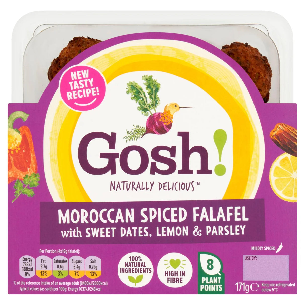 Gosh! Food Moroccan Falafel 171g