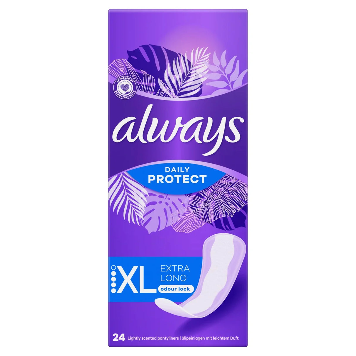 Always Dailies Extra Protect Long Plus Panty Liners x24