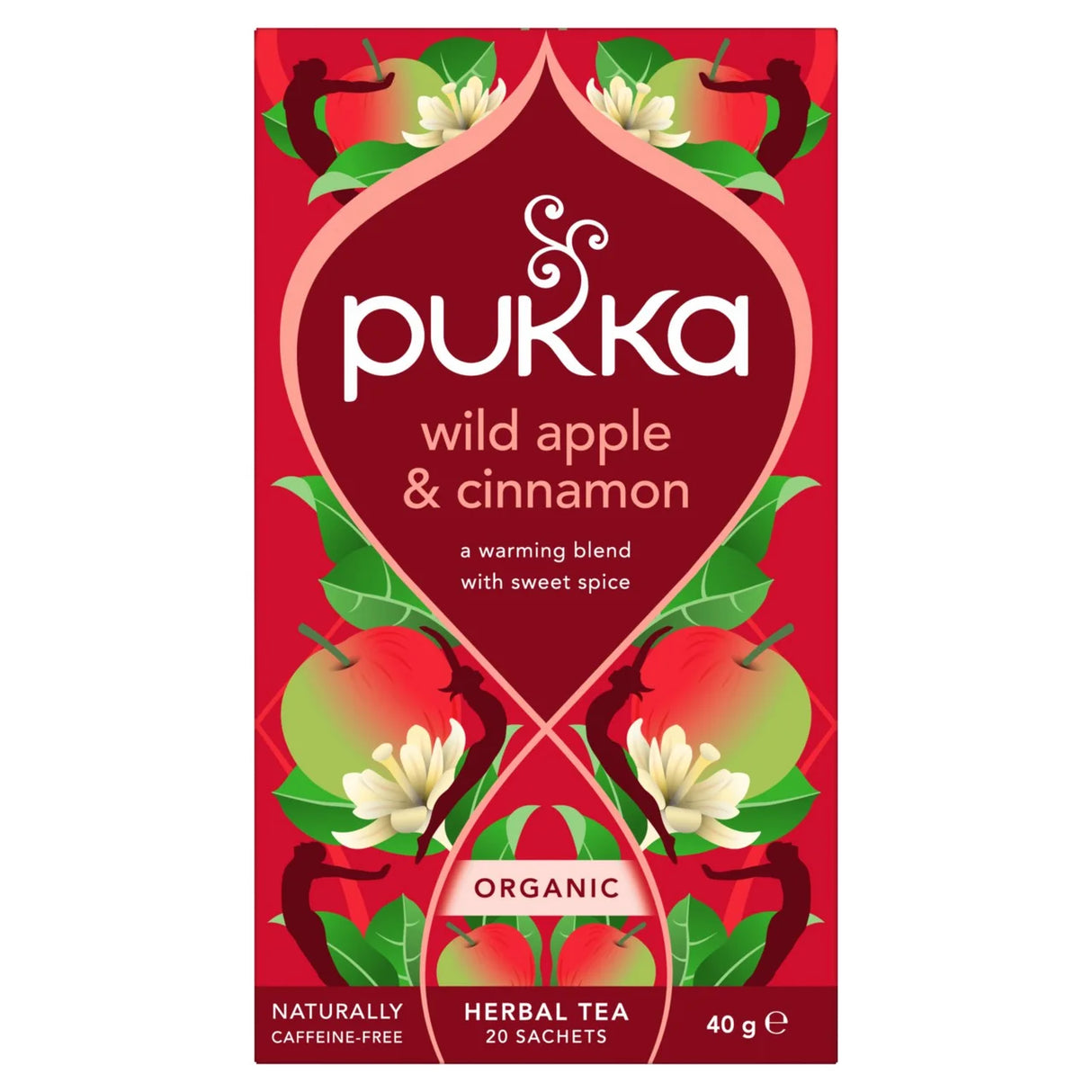 Pukka Wild Apple & Cinnamon with Ginger Teabags