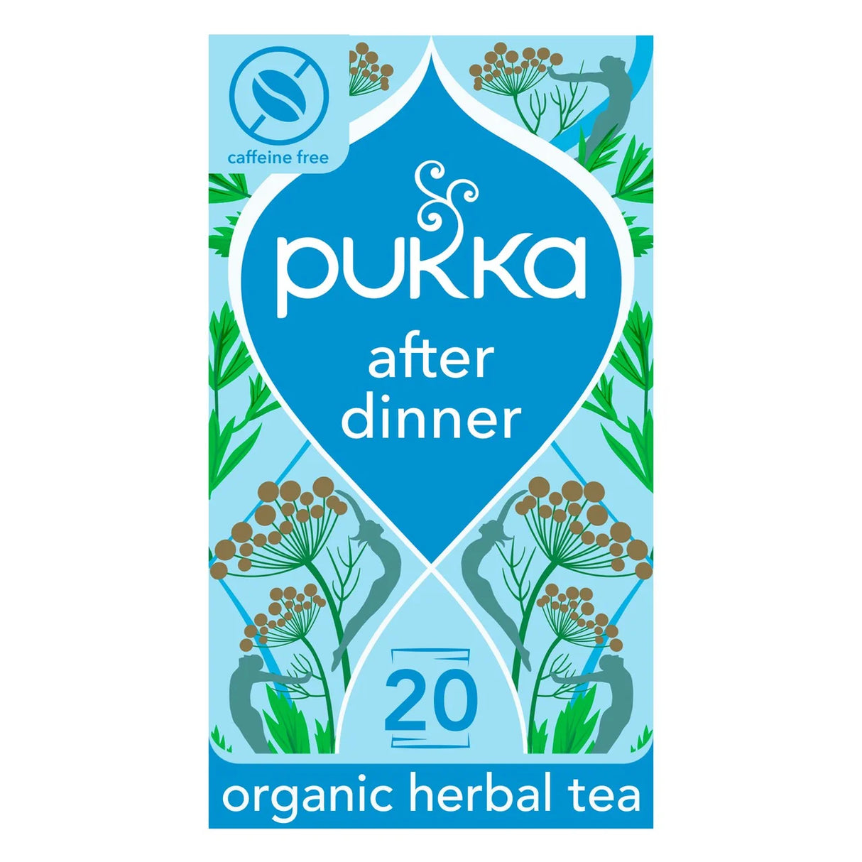 Pukka Organic After Dinner 20 Home Compostable Herbal Tea Bags