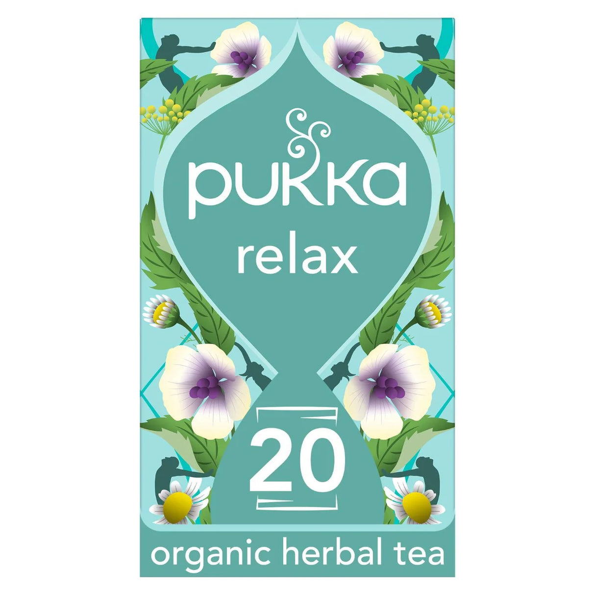 Pukka Organic Relax Tea With Chamomile x20 Home Compostable Herbal Tea Bags