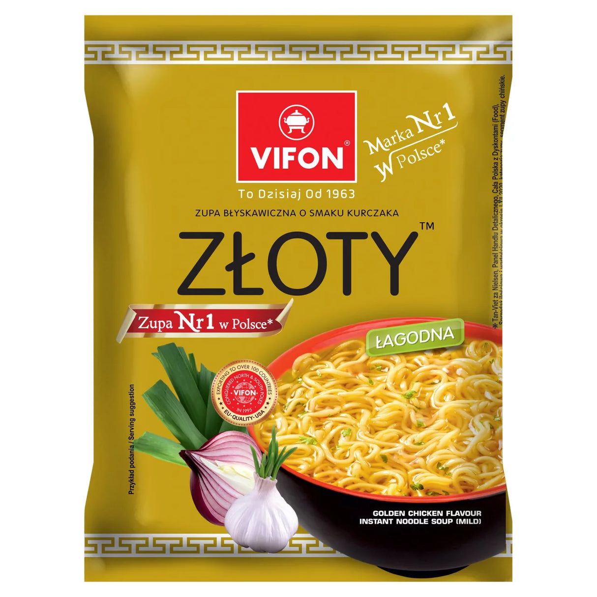 Vifon Zloty Chicken Instant Noodle Soup 70g