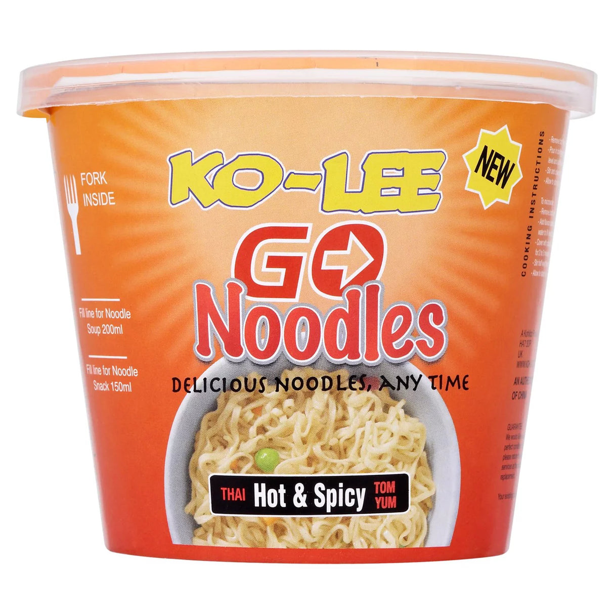 Ko-Lee Thai Hot & Spicy Go Noodles 65g
