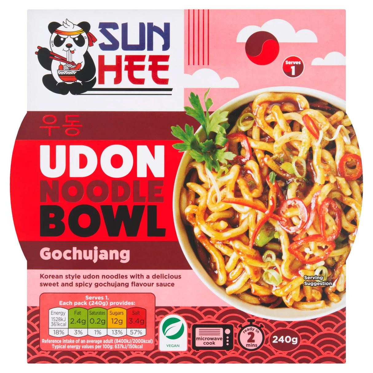 Sun Hee Gochujang Udon Bowl 240G