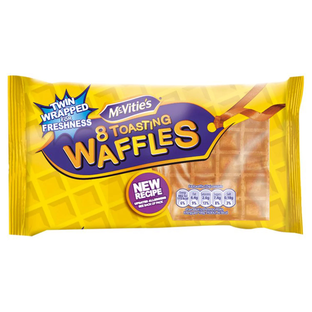 McVitie's Toasting Waffles Multipack 8x28g