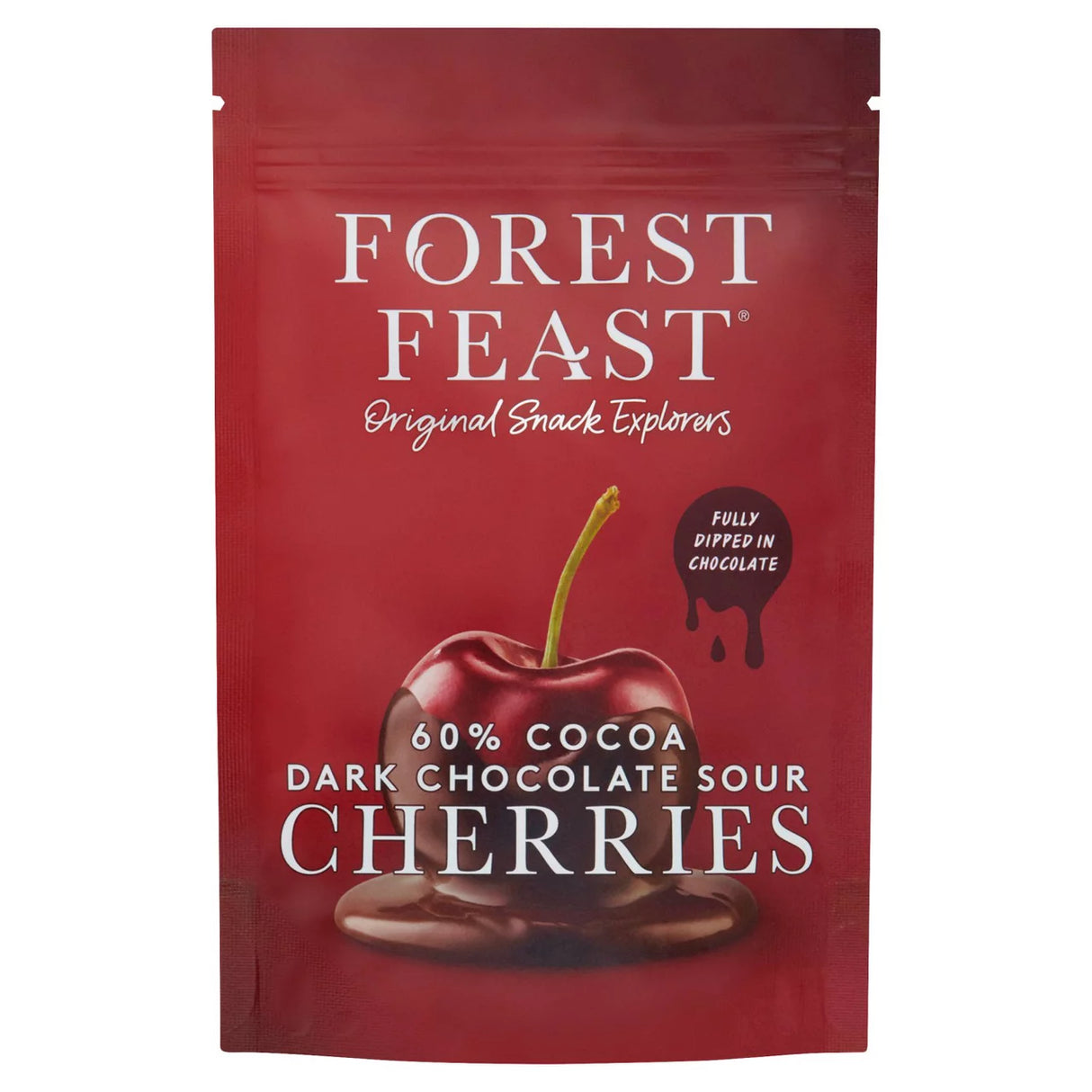 Forest Feast Belgian Dark Chocolate Sour Cherries 170g