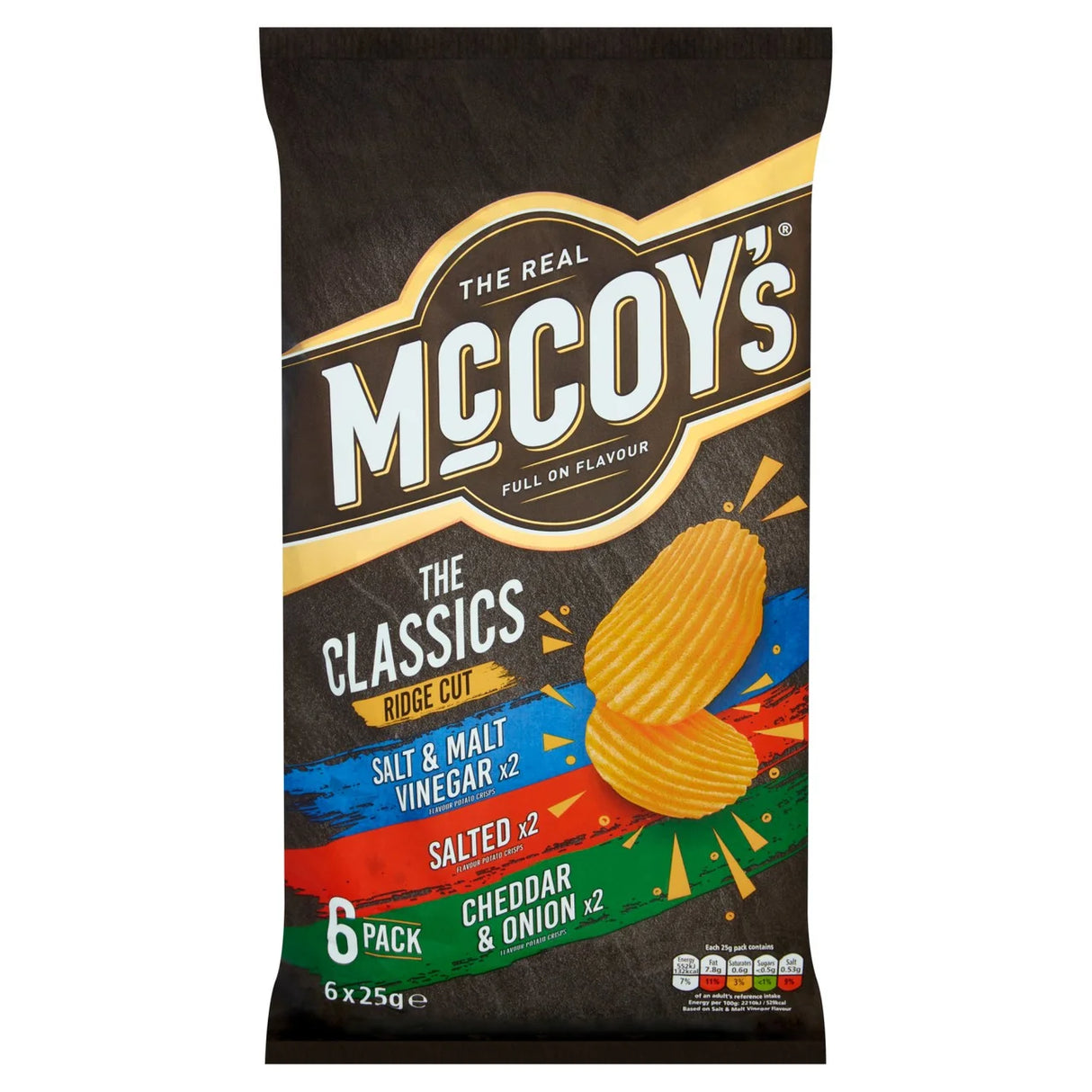 McCoy's Classic Variety Multipack Crisps 6x25g