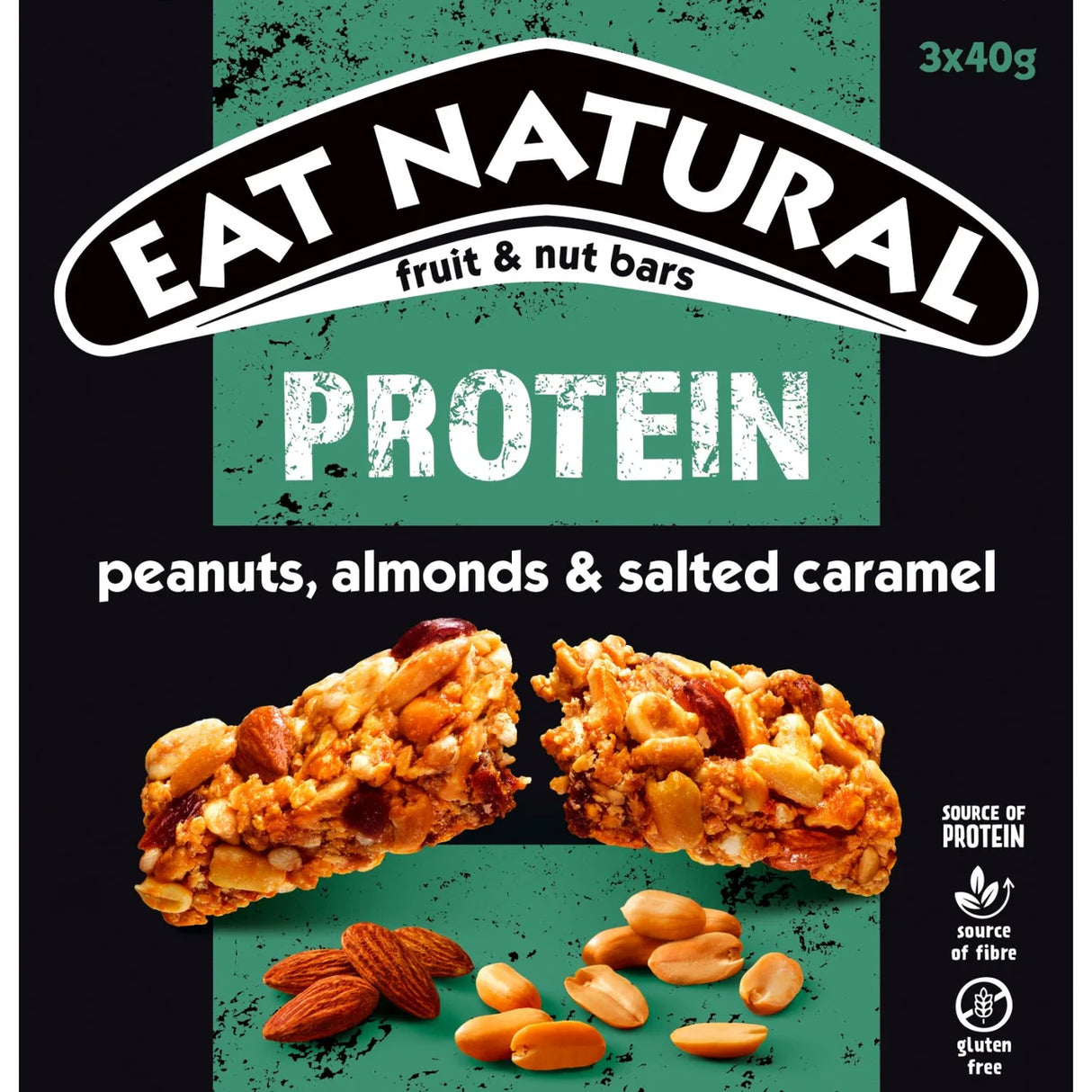 Eat Natural Protein Packed Salted Caramel & Peanuts Bars