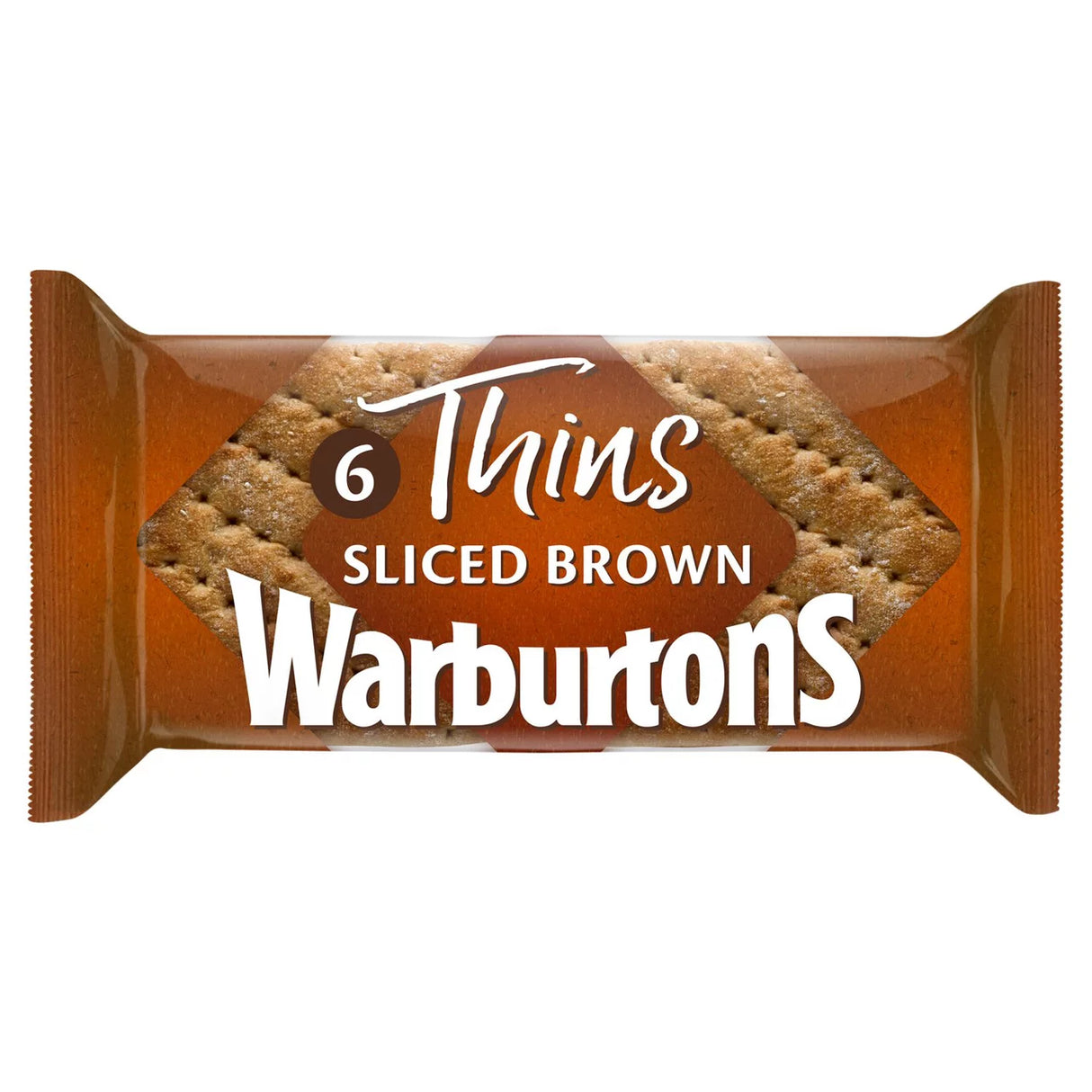 Warburtons Brown Sandwich Thins 6PK