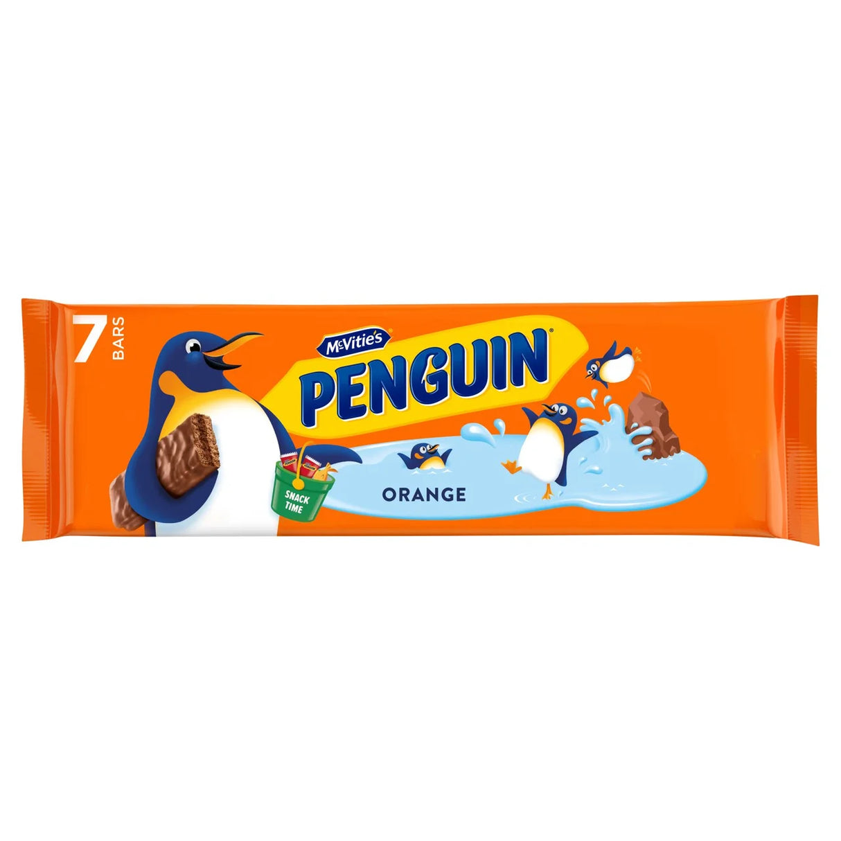 Penguin Orange Biscuit Bar 7pk 172g