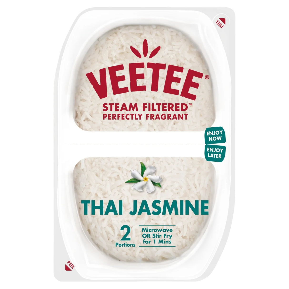 Veetee Thai Jasmine Duo Pots 2 x 140g