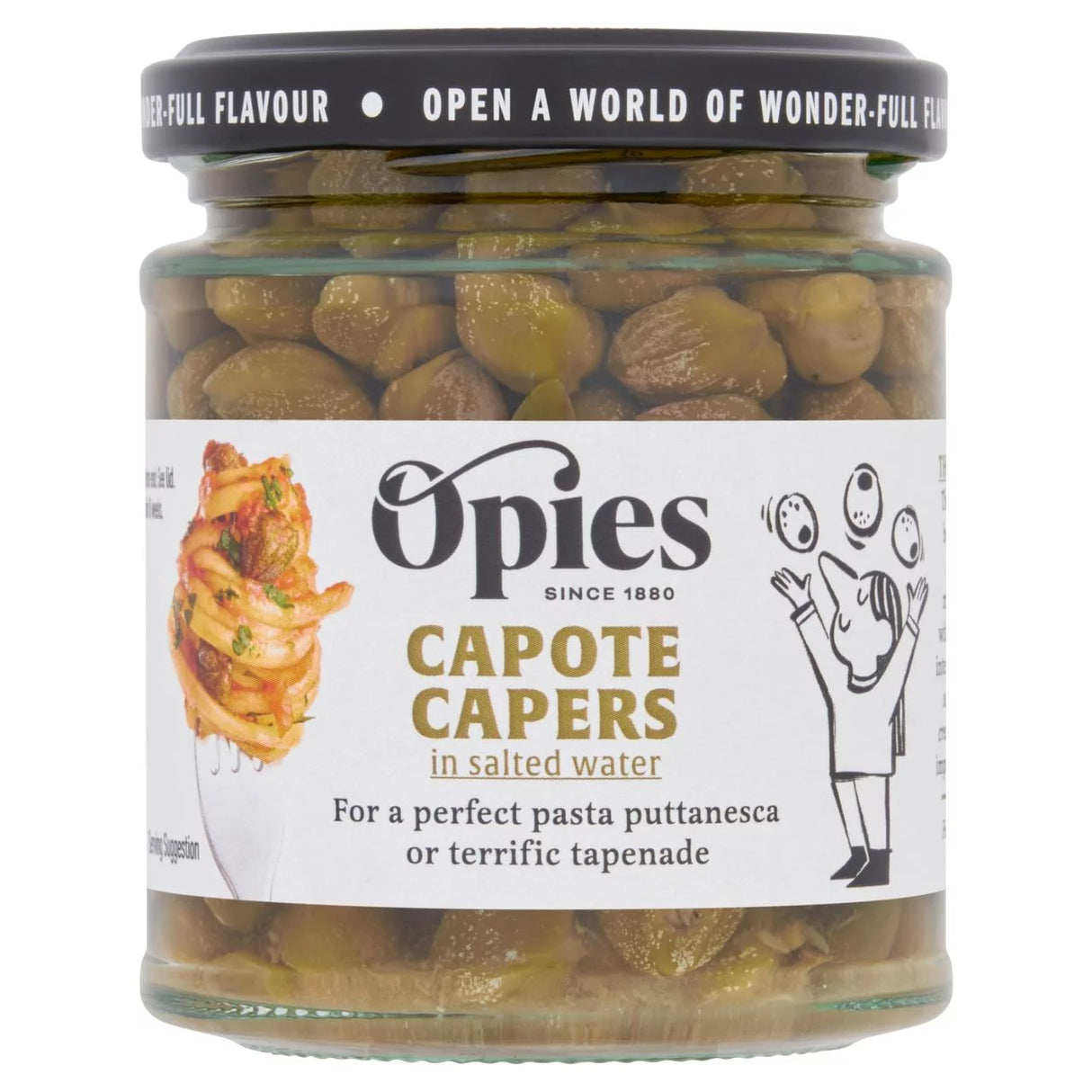Opies Capote Capers in Salted Water 180g