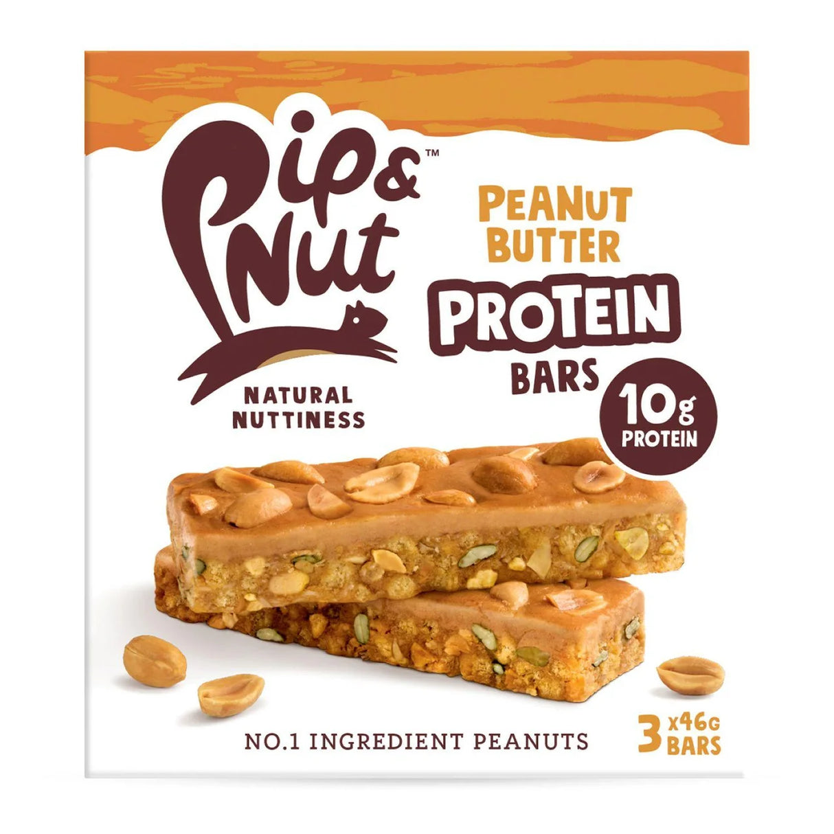 Pip & Nut Protein Peanut Butter Bars 4x46