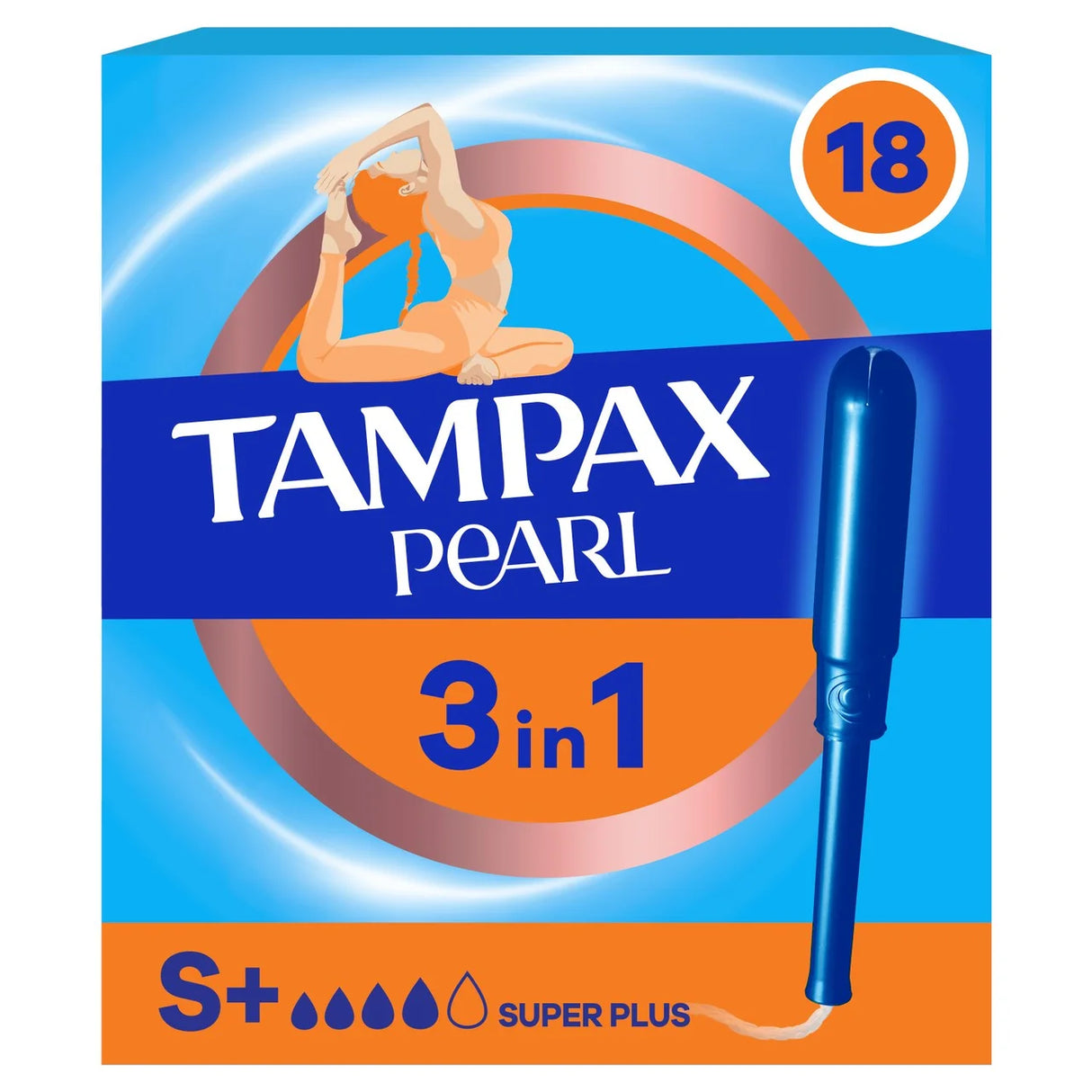 Tampax Pearl Super Plus 18 pack