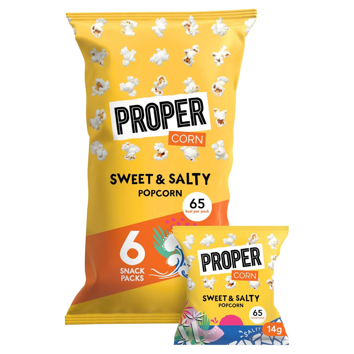 Propercorn Sweet & Salty Multipack 6 x 14g