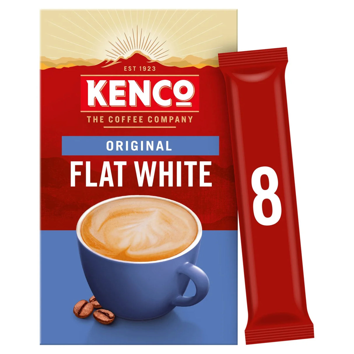 Kenco Flat White Instant Coffee Sachets 118.4g