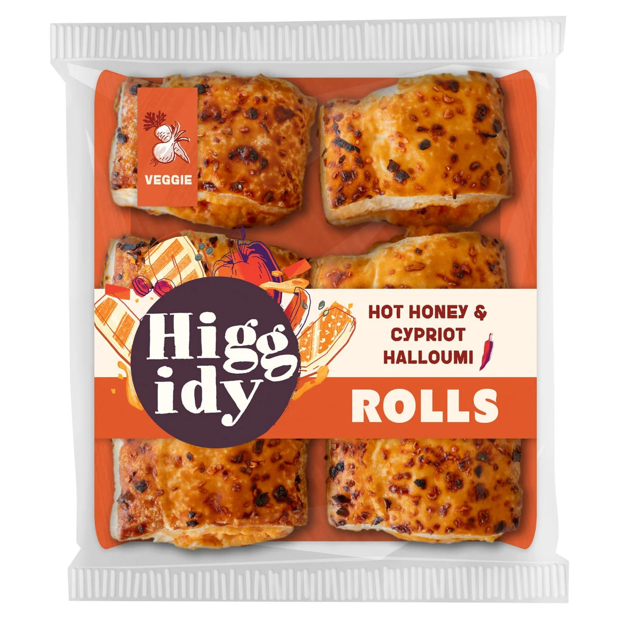Higgidy Halloumi & Hot Honey Roll 160g