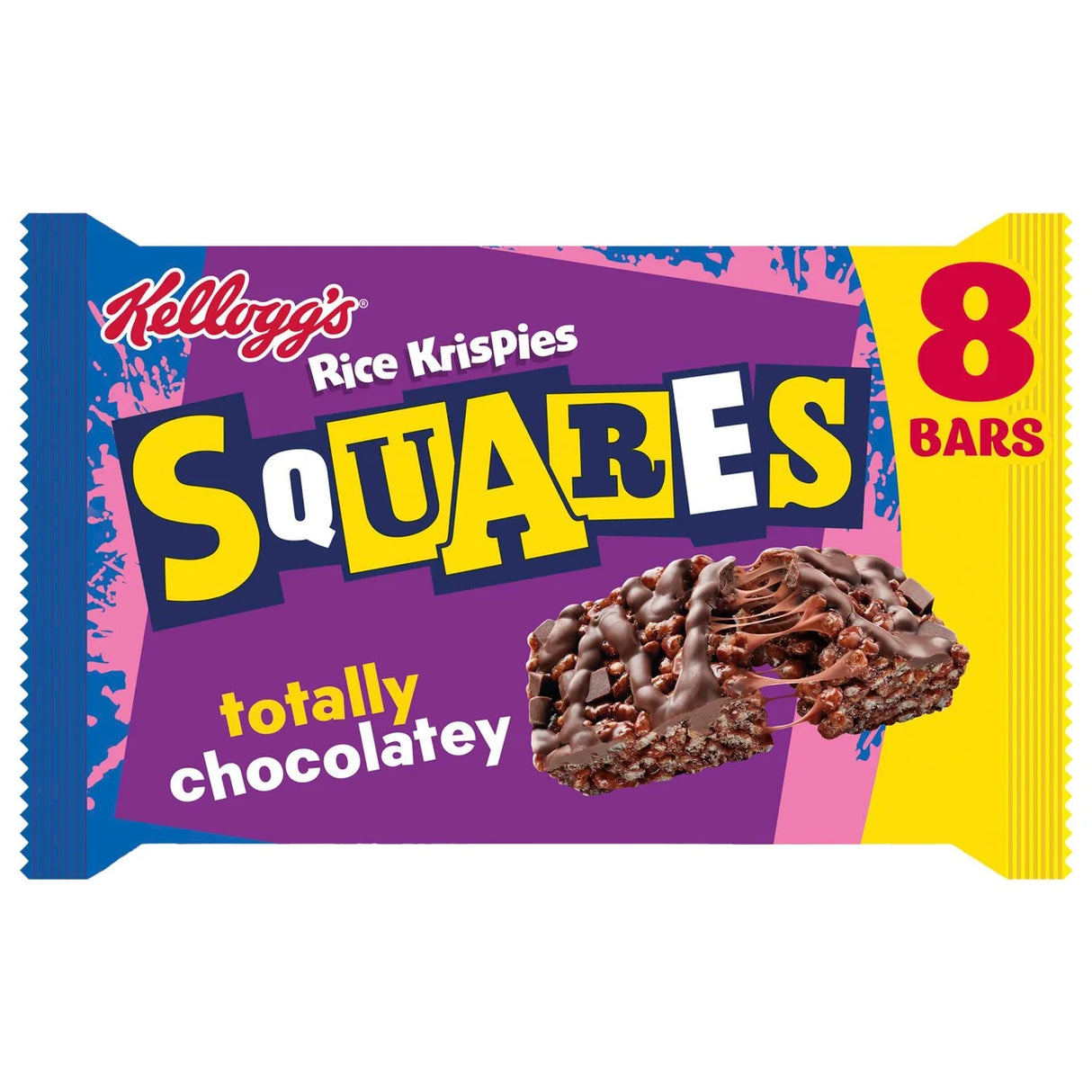 Kellogg's Squares Delightfully Chocolatey 8 per pack