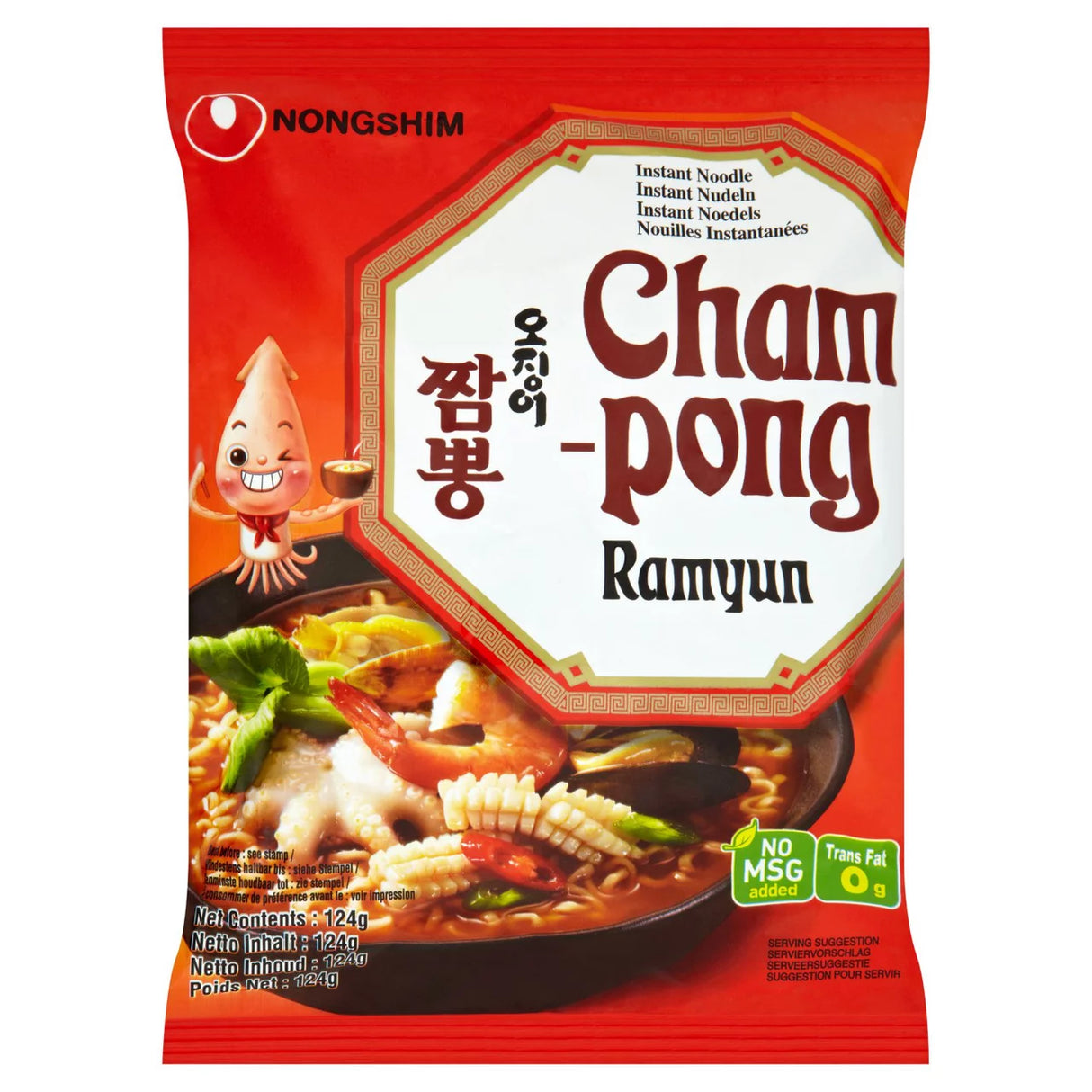 NongShim Champong Ramyun 124g