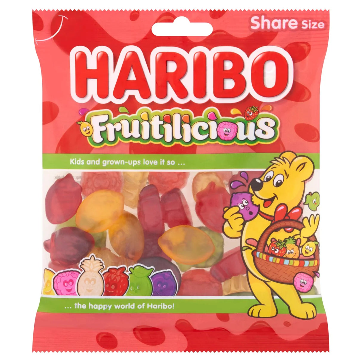 Haribo Fruitilicious Sweets Share Bag 150g