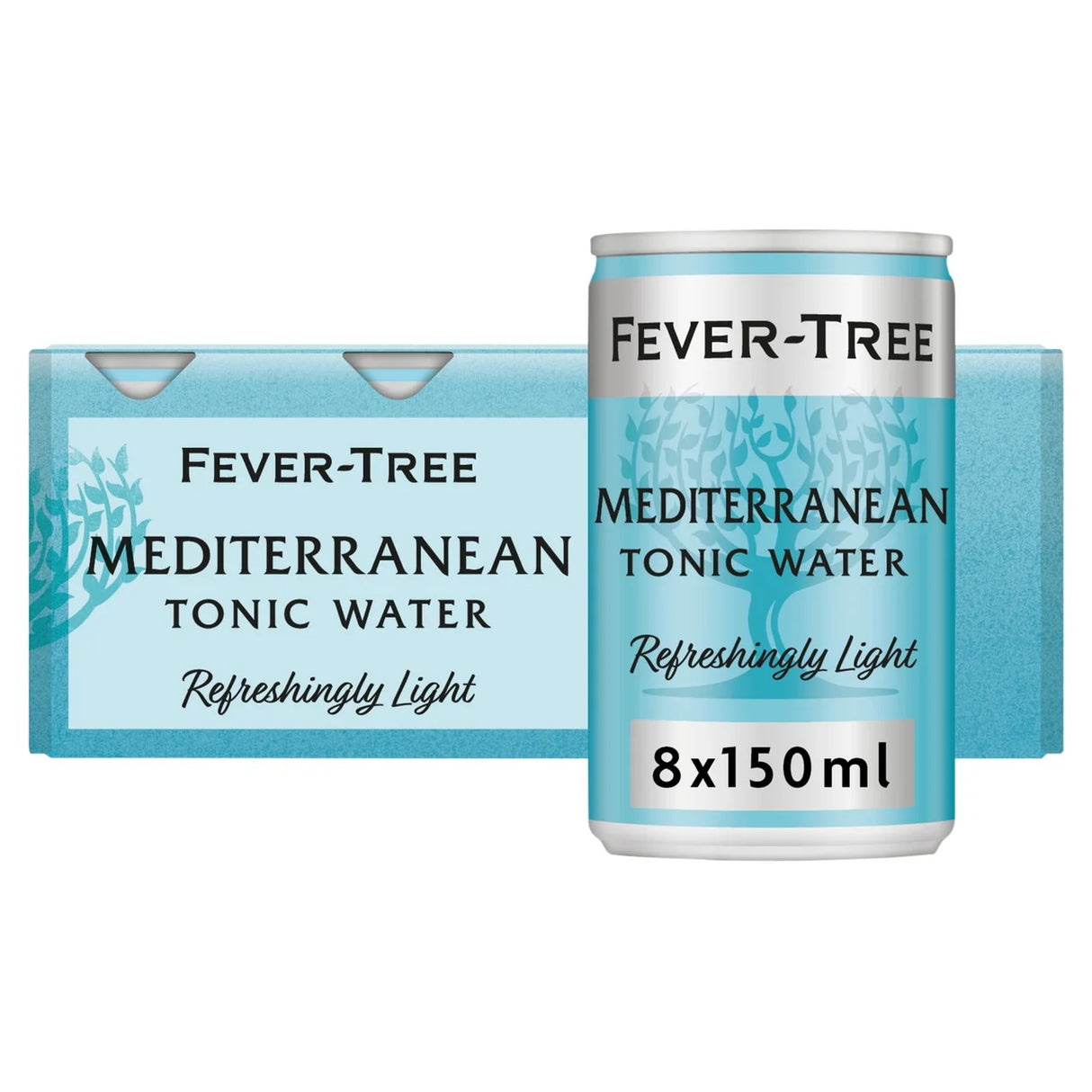 Fever-Tree Light Mediterranean Tonic Cans 8 x 150ml