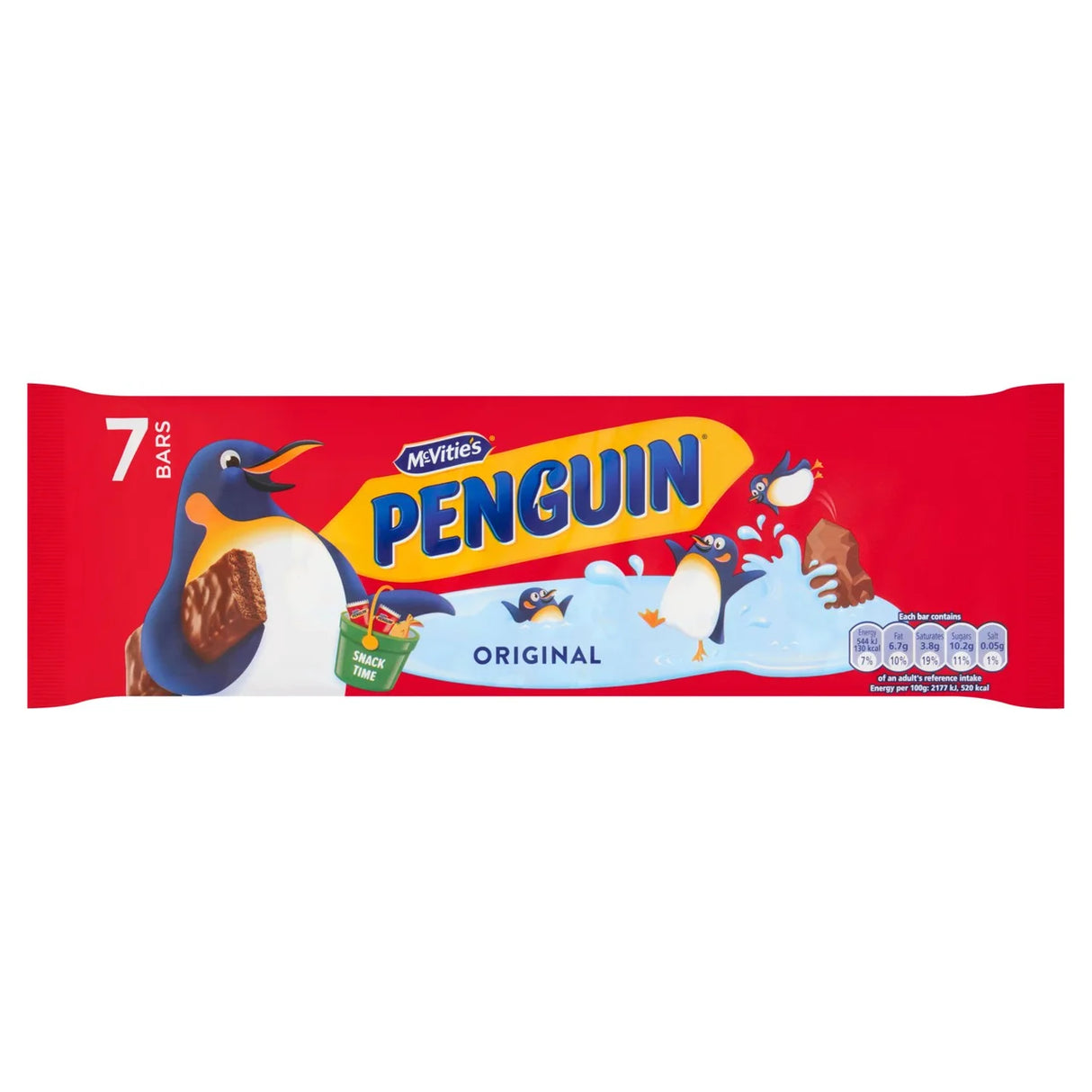 Penguin Original Biscuit Bar 7pk 172.2g