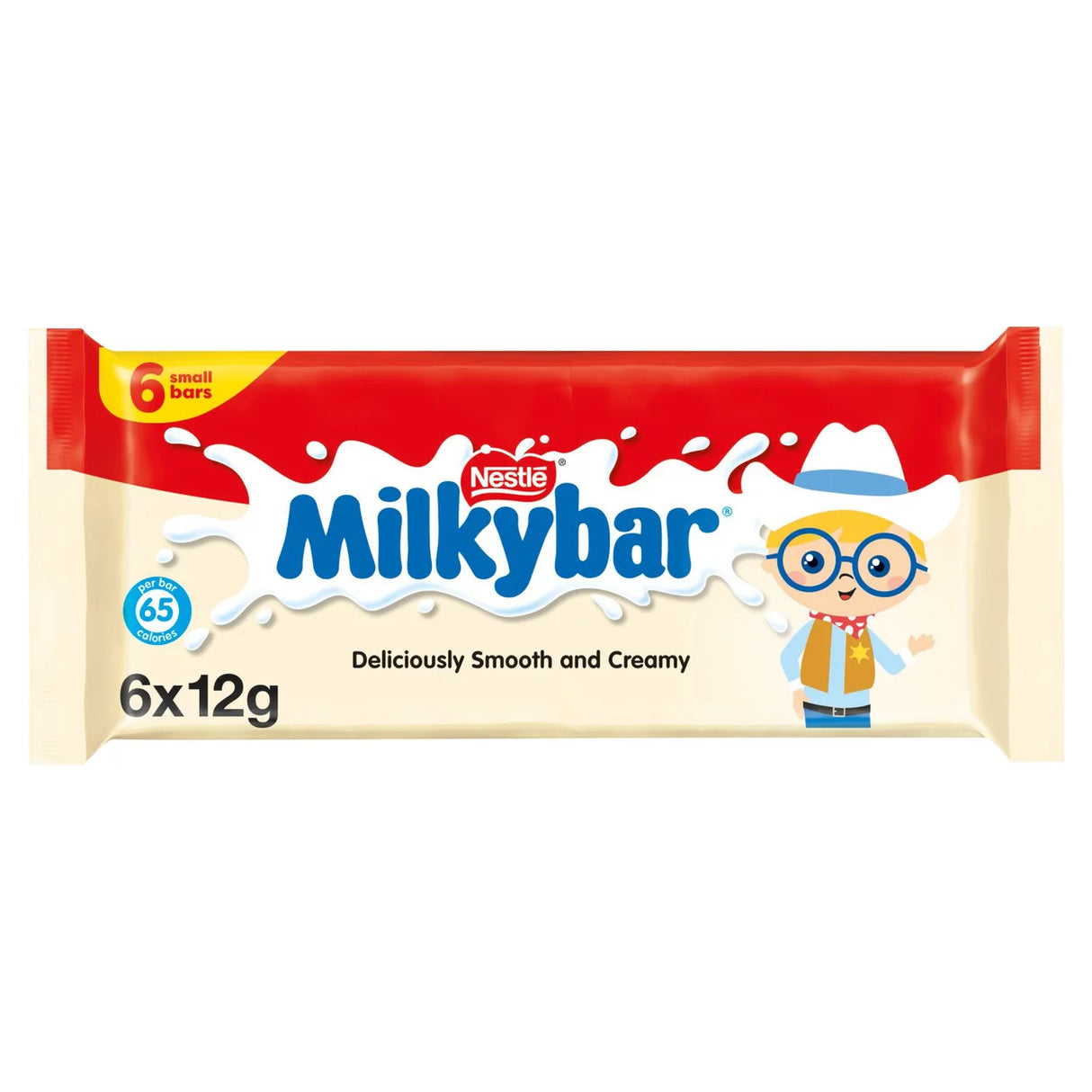Milkybar Kid White Chocolate Bar Multipack 6 Pack 72g