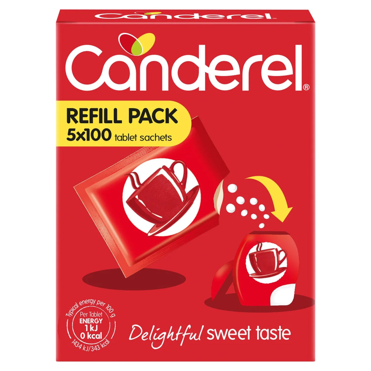 Canderel Tablets Refill Sachets 500 per pack