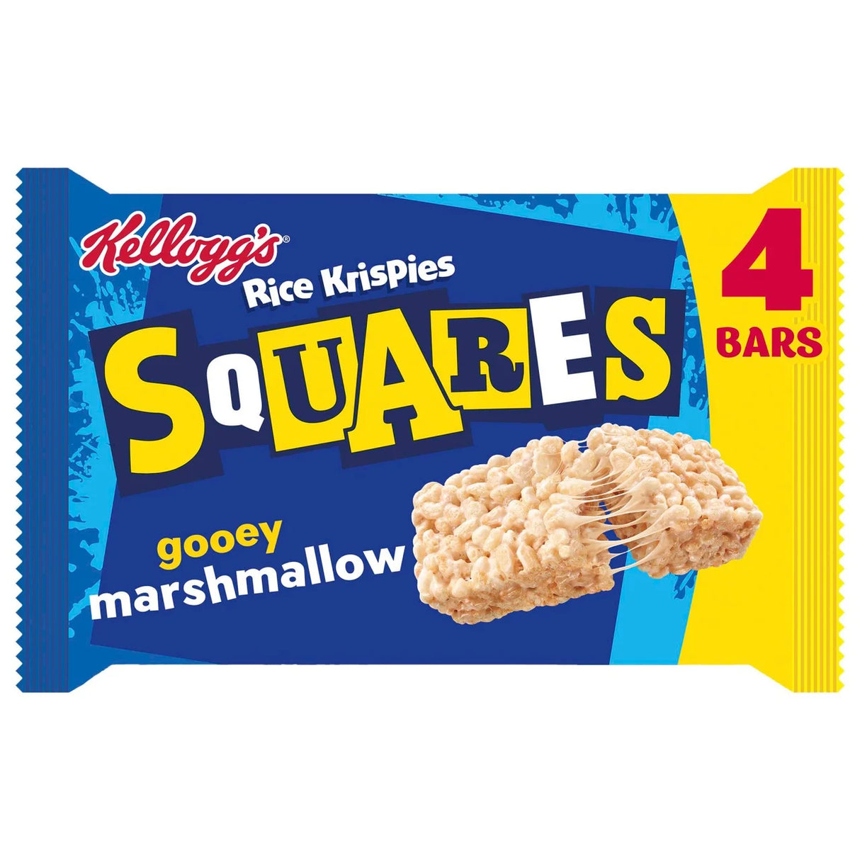 Kellogg's Rice Krispies Squares Marshmallow Snack Bars 4 x 28g
