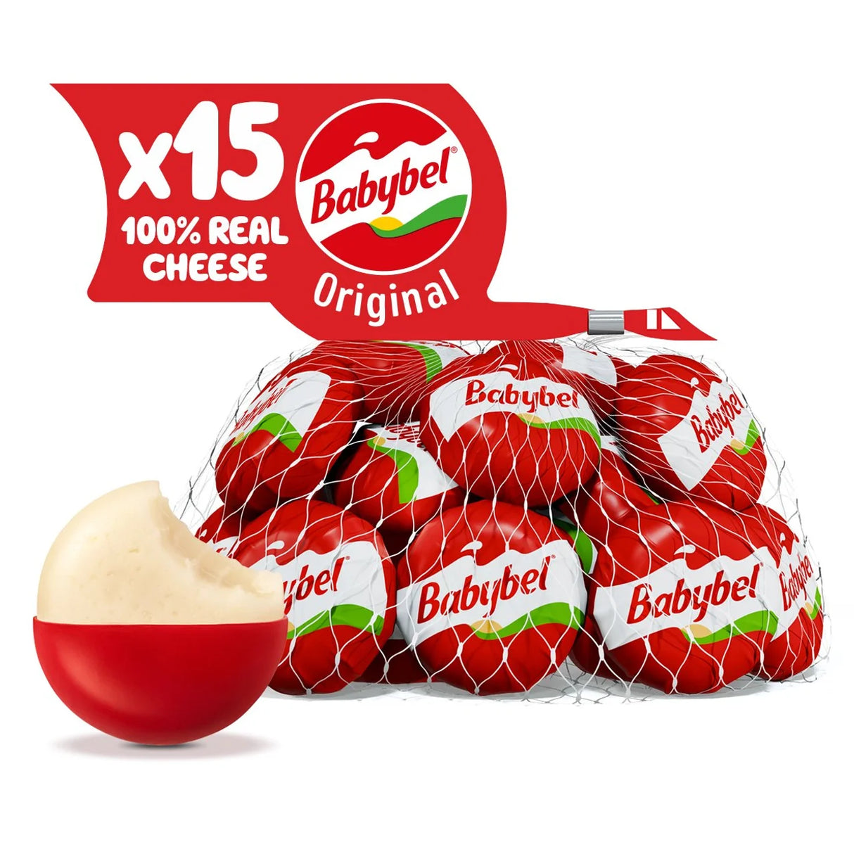 Mini Babybel Original Cheese Snacks x15