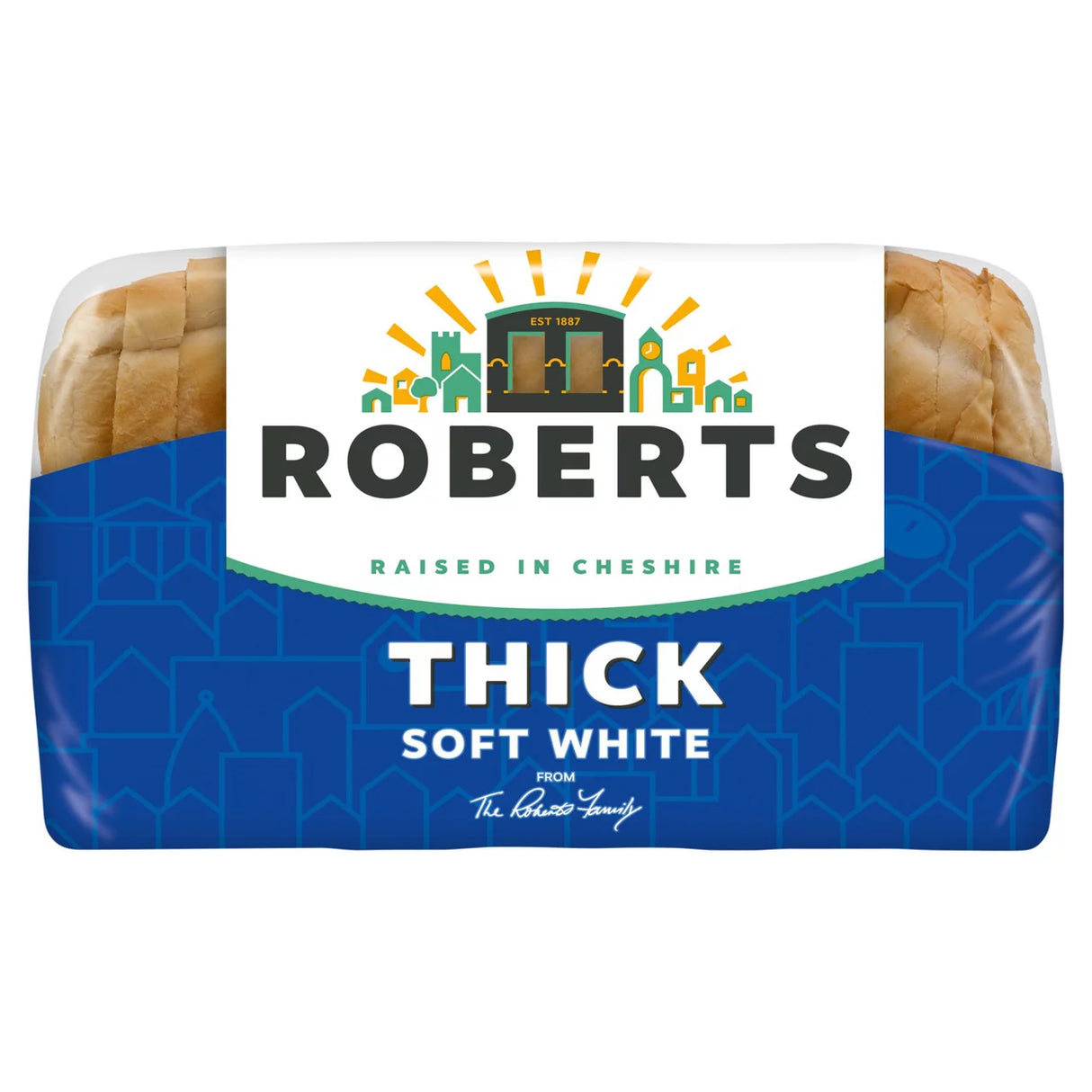Roberts Thick Soft White Bread 800g