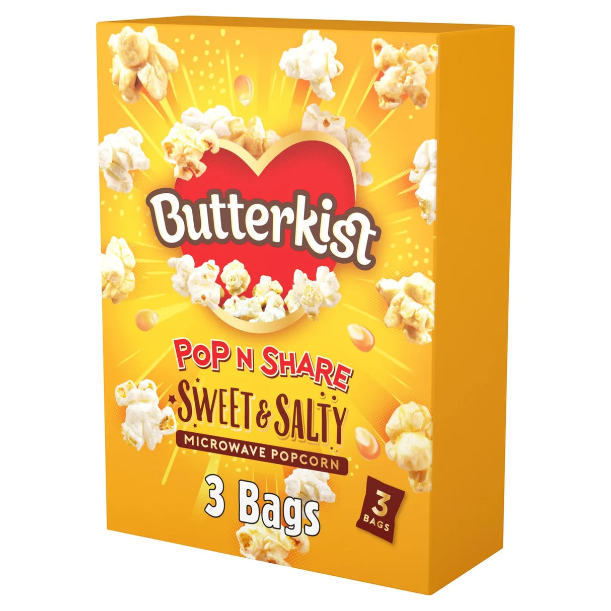 Butterkist Sweet & Salted Microwave Popcorn 3x60g