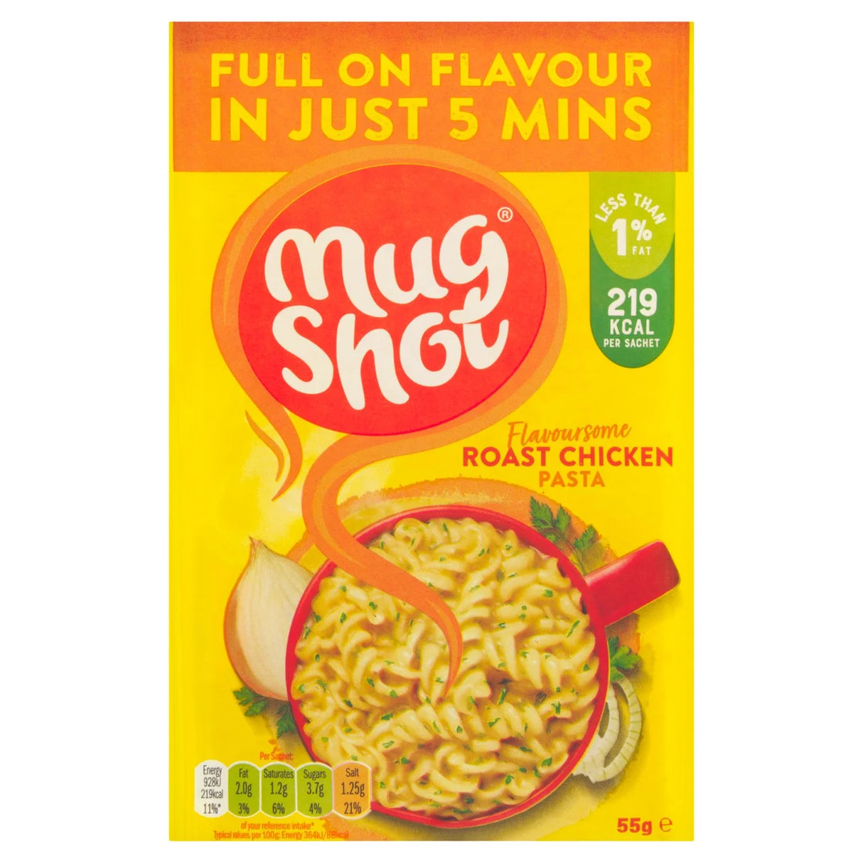 Mug Shot Roast Chicken Pasta Snack 55g