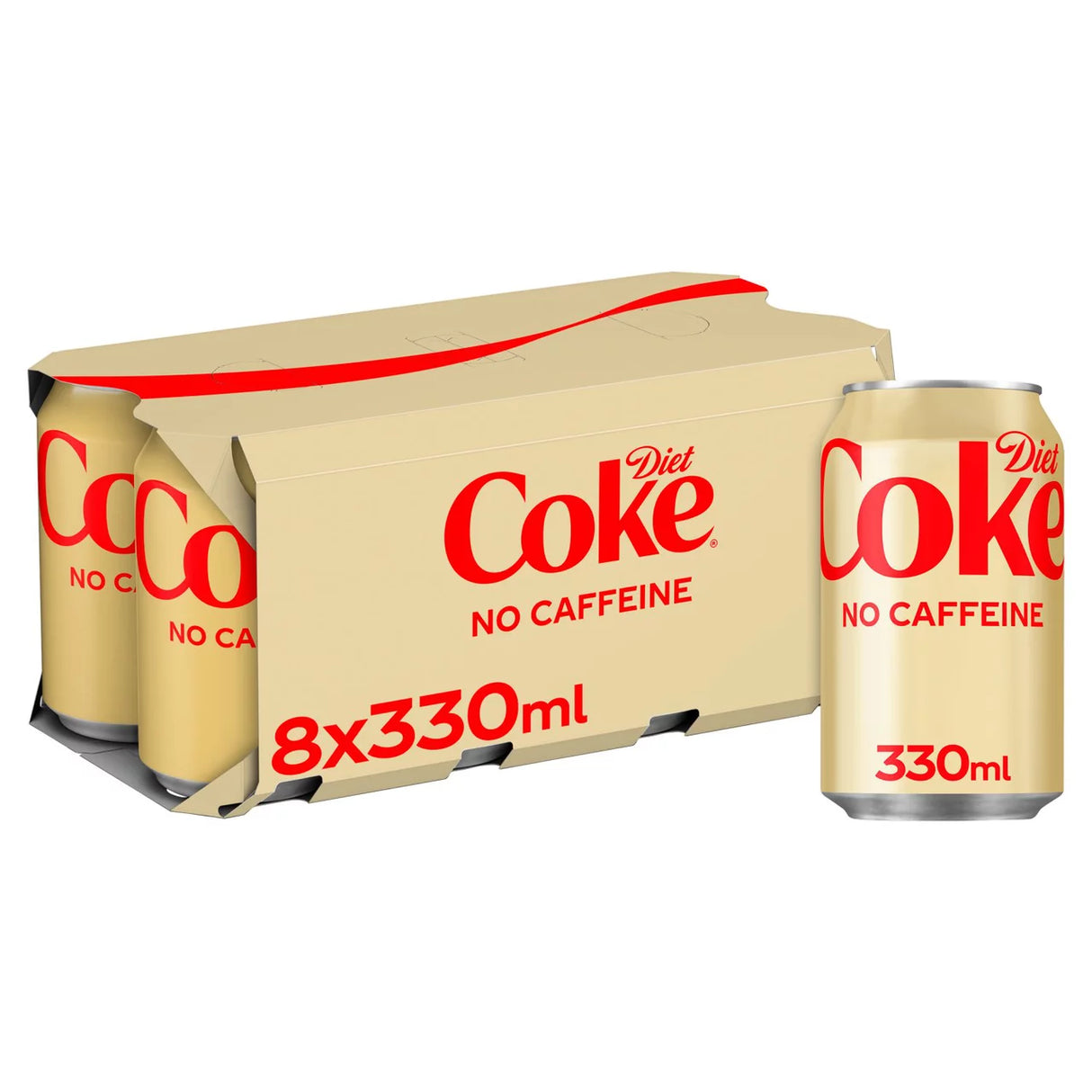 Diet Coke No Caffeine Cans 8 x 330ml