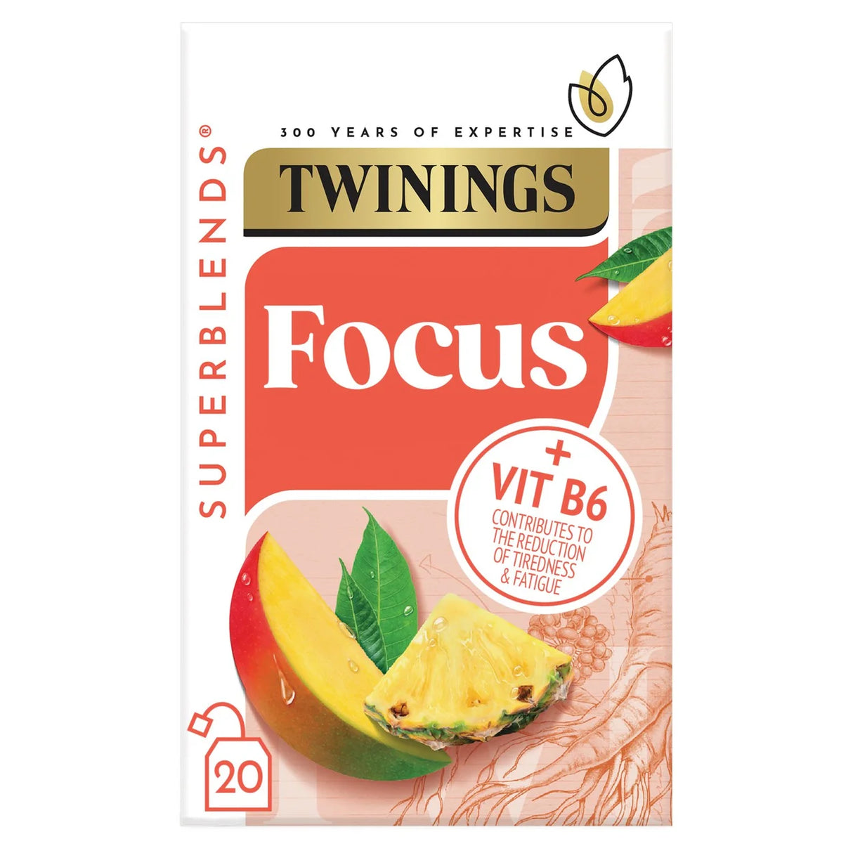 Twinings Superblends Focus 20 Tea Bags 30g