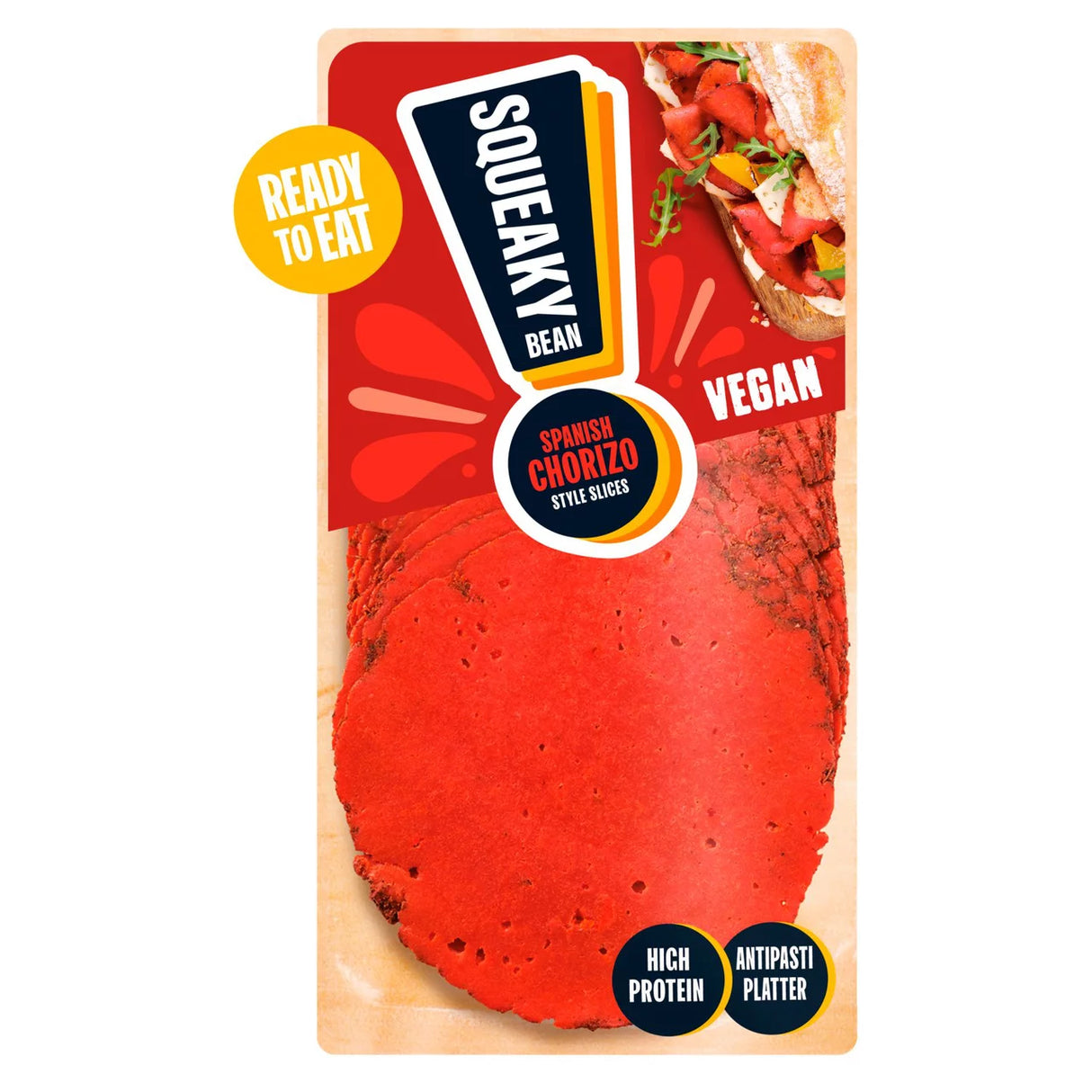 Squeaky Bean Spanish Chorizo Style Slices 90g