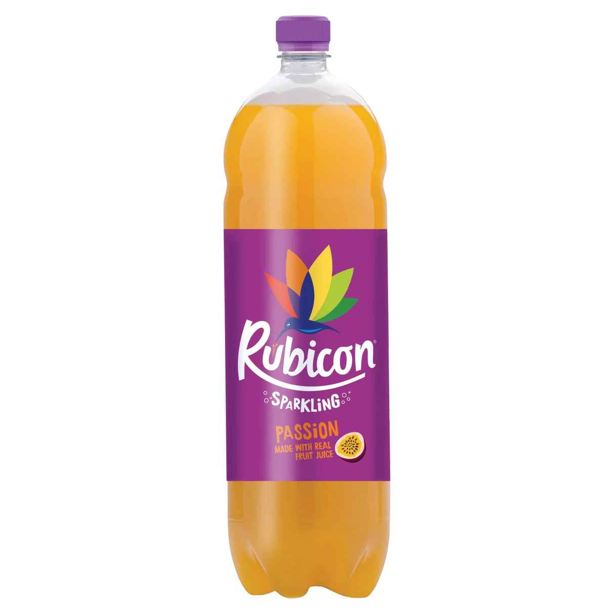 Rubicon Sparkling Passionfruit Soft Drink Bottle 2L