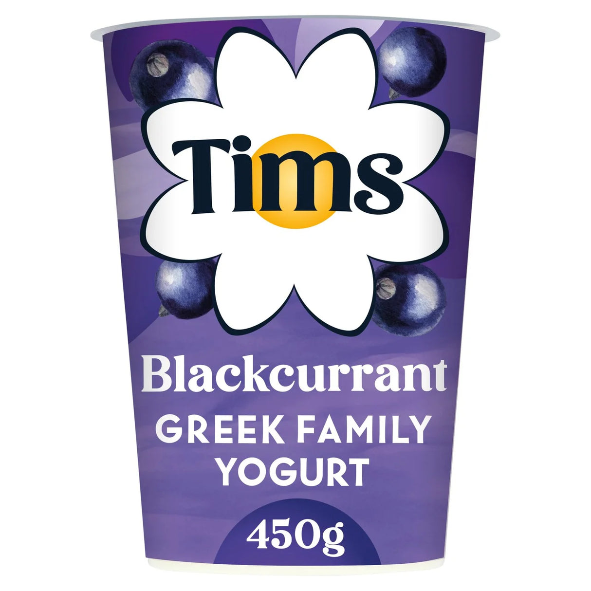 Tims Dairy Greek Style Blackcurrant Yoghurt 450g