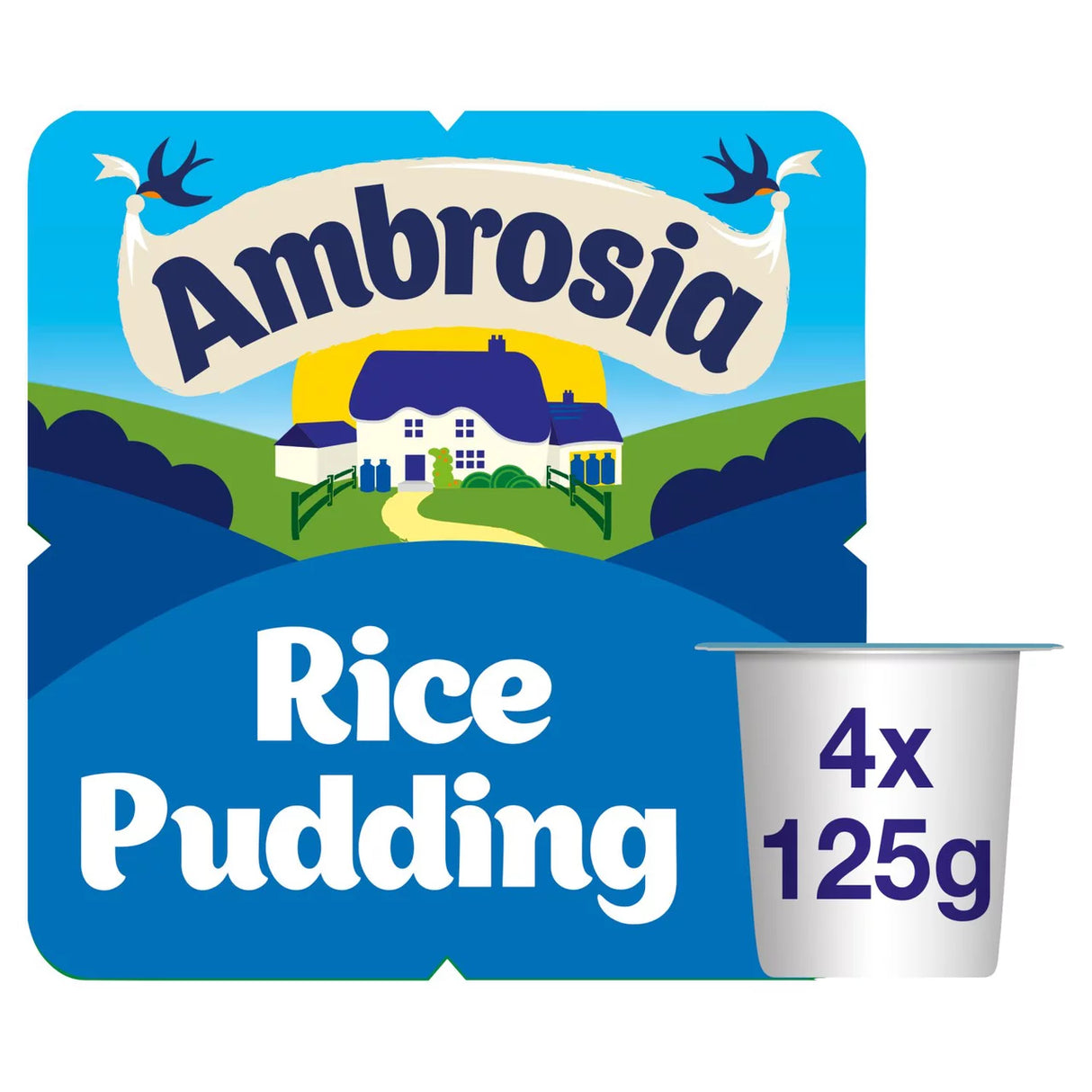 Ambrosia Rice Pudding Pots 4 x 125g